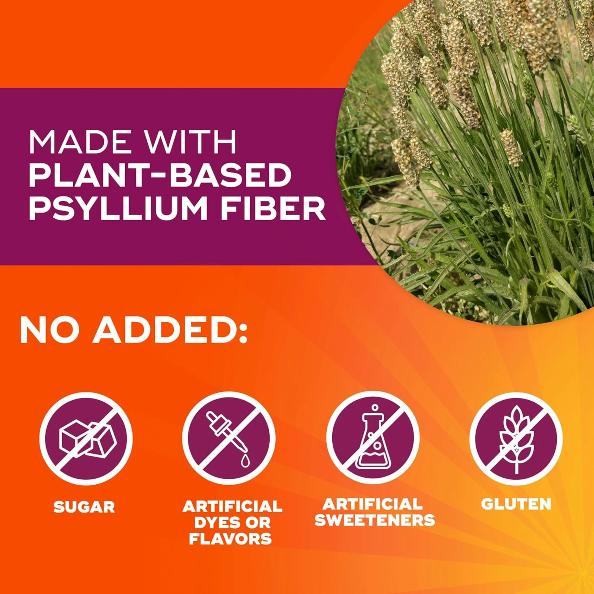 Metamucil 3 in 1 Psyllium Husk Fiber Supplement