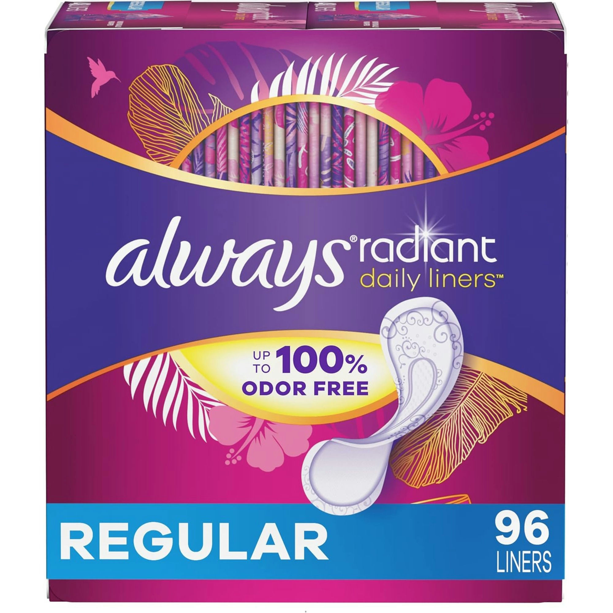 Always Radiant Daily Liners, Regular