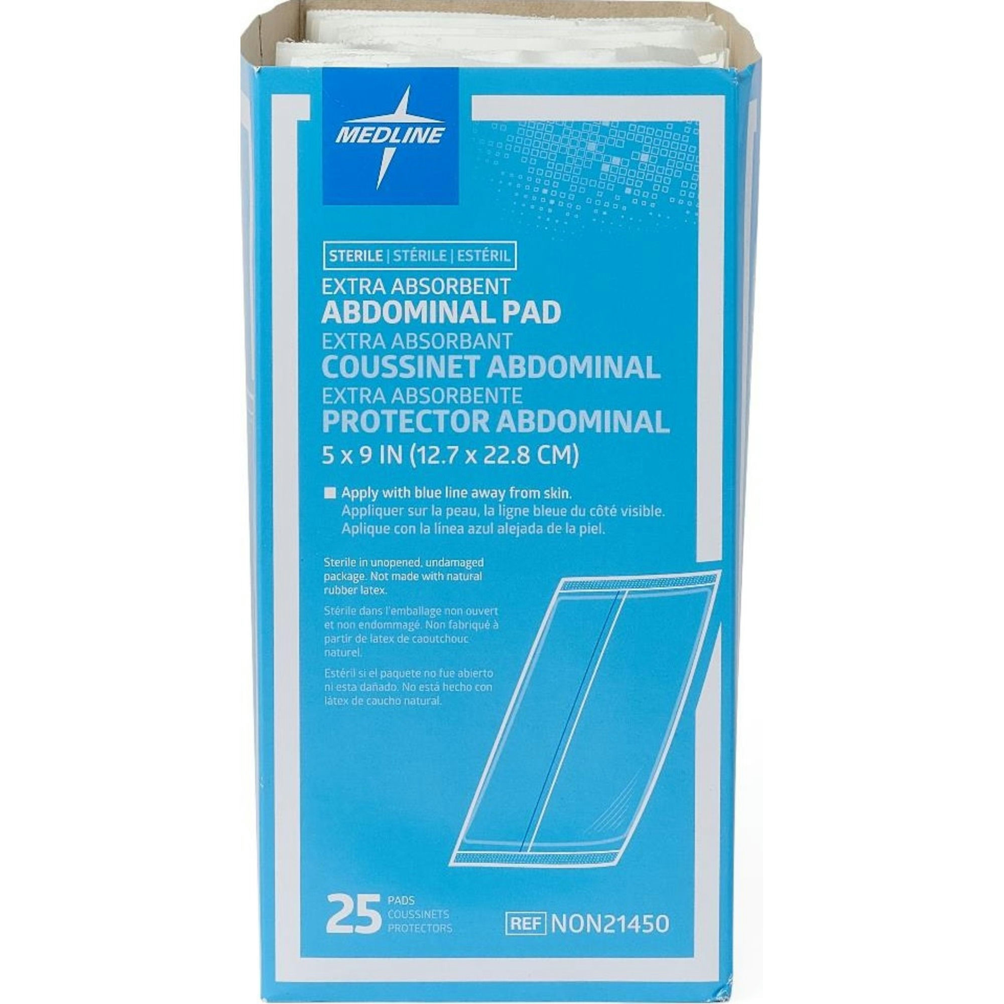Medline Essentials Sterile Abdominal Pads | Shop at Carewell