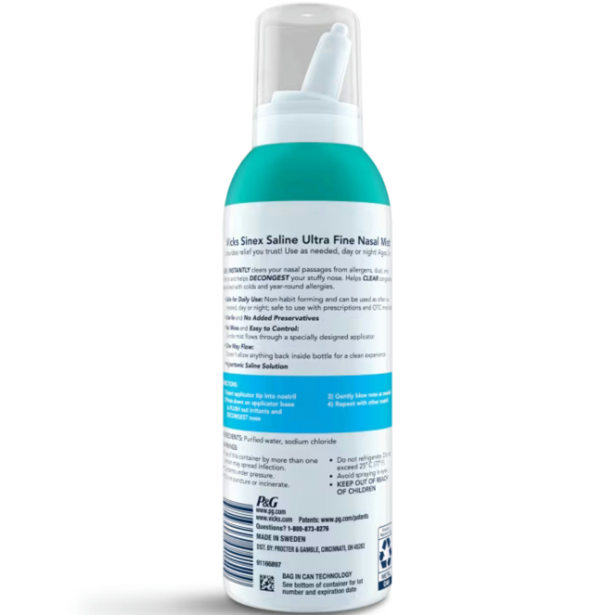 Vicks Sinex Saline Ultra Fine Nasal Mist