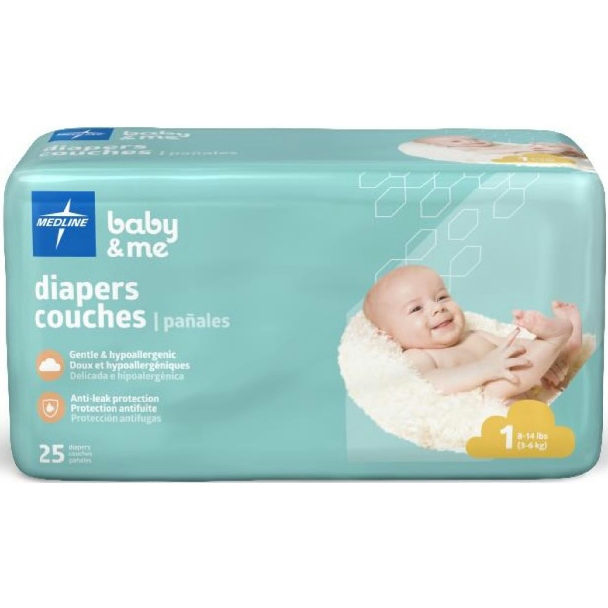 Medline Baby & Me Disposable Diapers