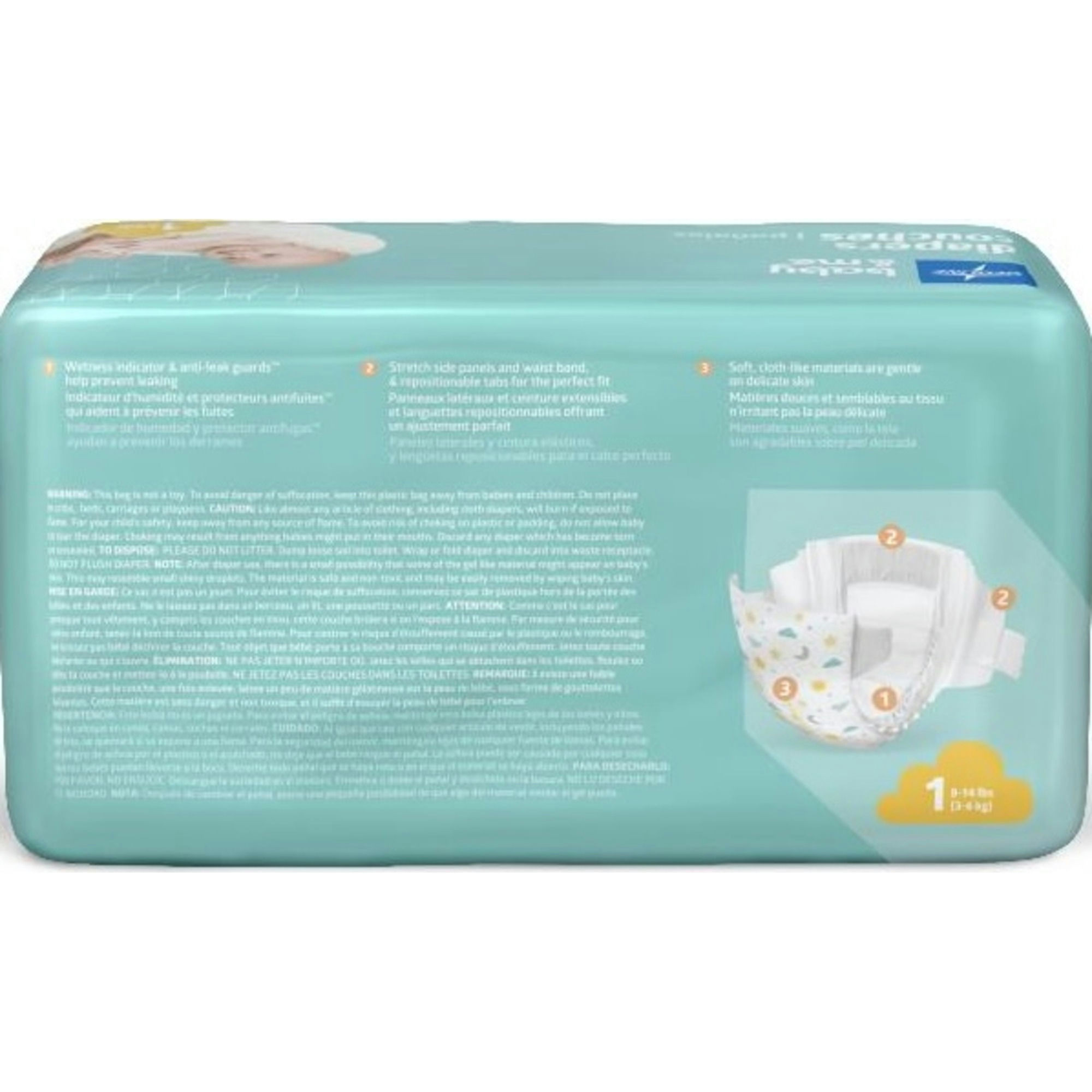 Medline Baby & Me Disposable Diapers