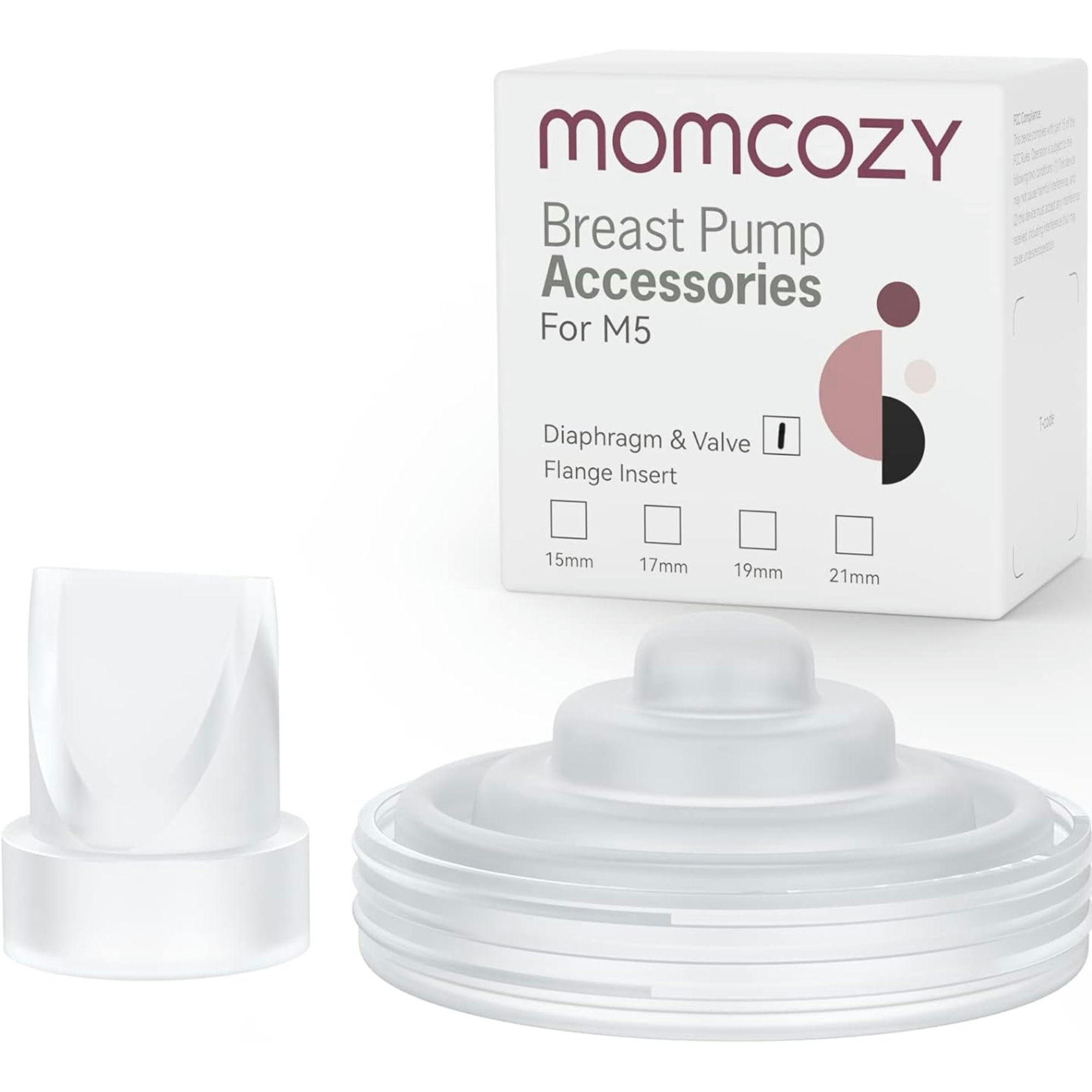 Momcozy Duckbill Valves & Silicone Diaphragm Set Compatible with Momcozy M5