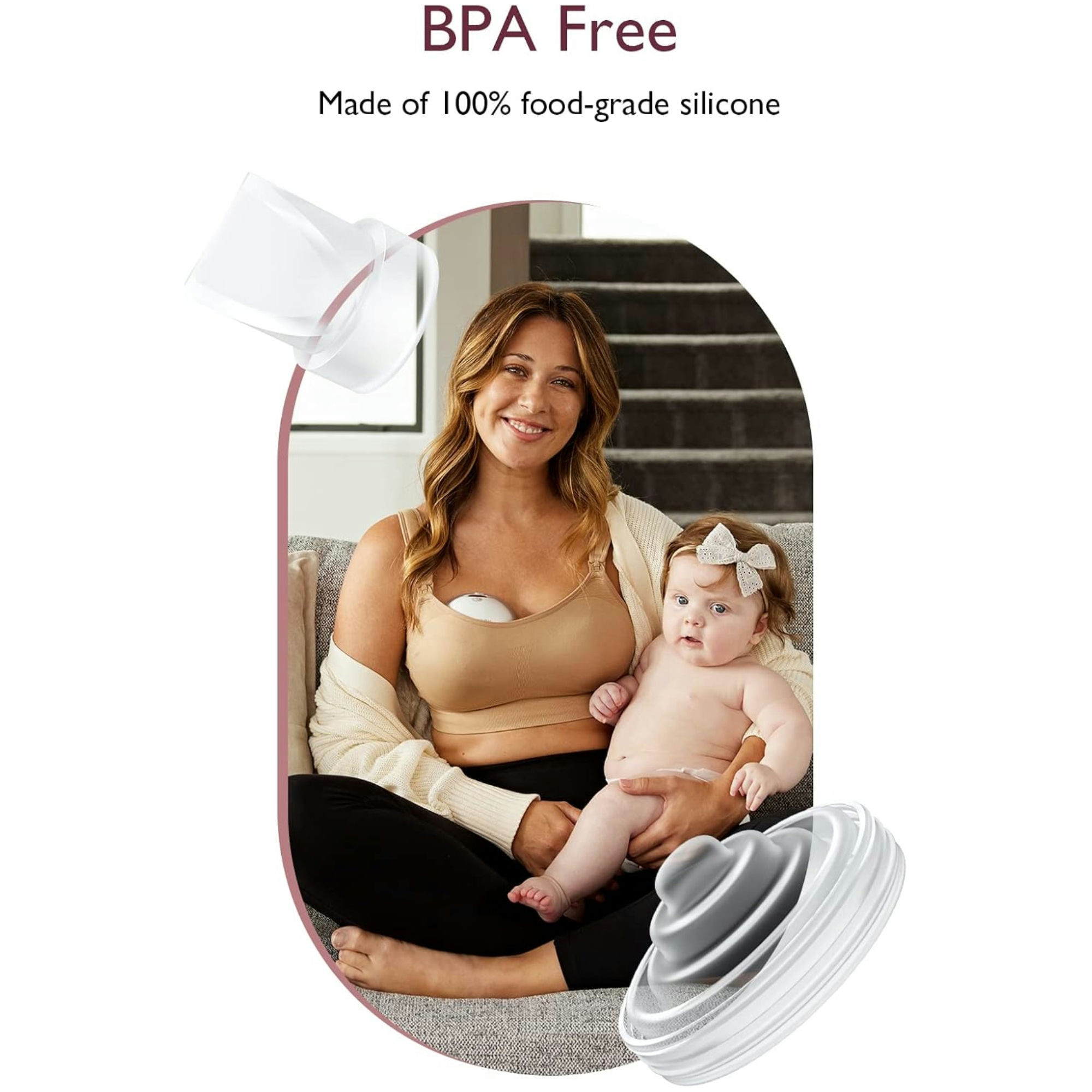 Momcozy Duckbill Valves & Silicone Diaphragm Set Compatible with Momcozy M5