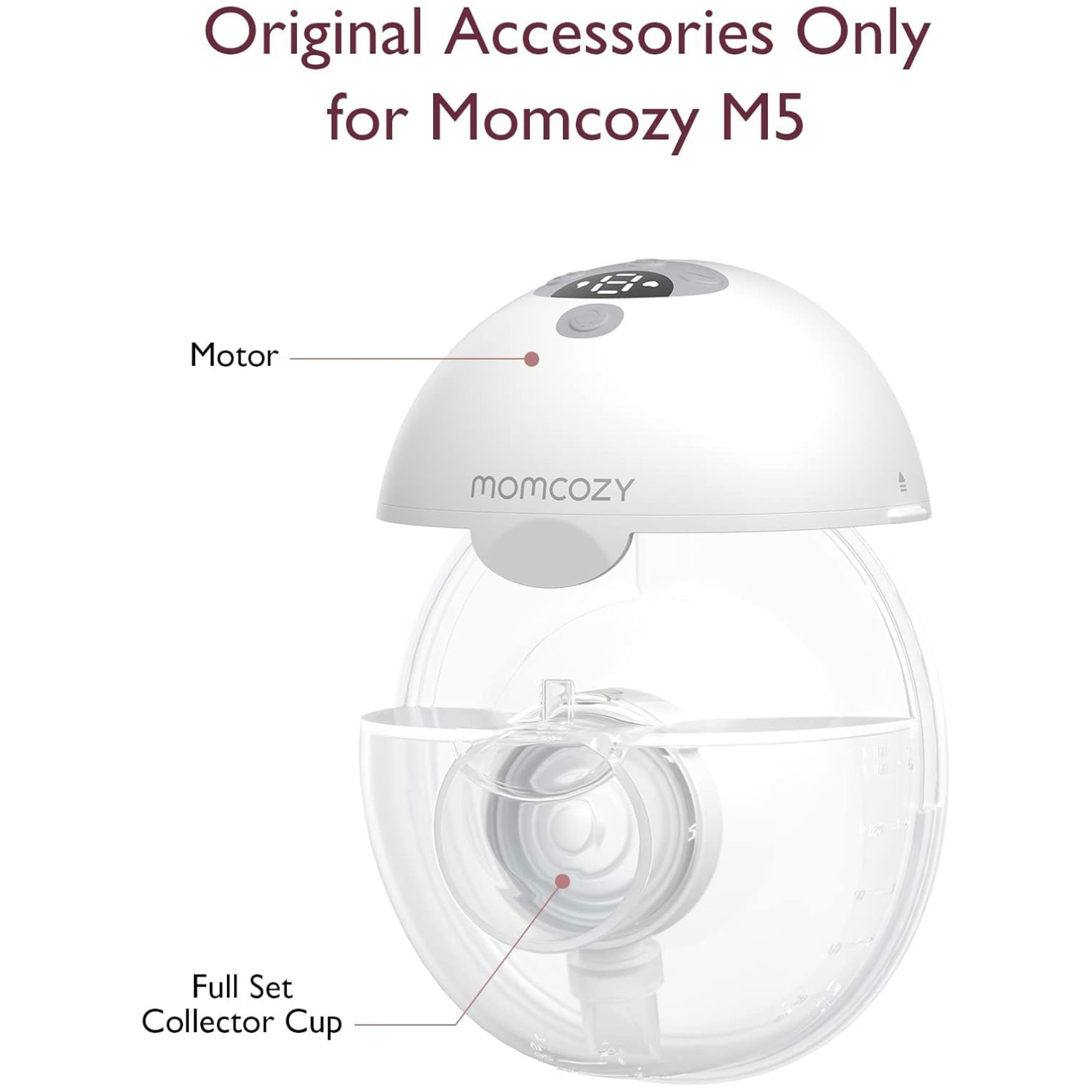 Momcozy Breast Milk Collection Container Cup For M5 Wearable Breast Pump