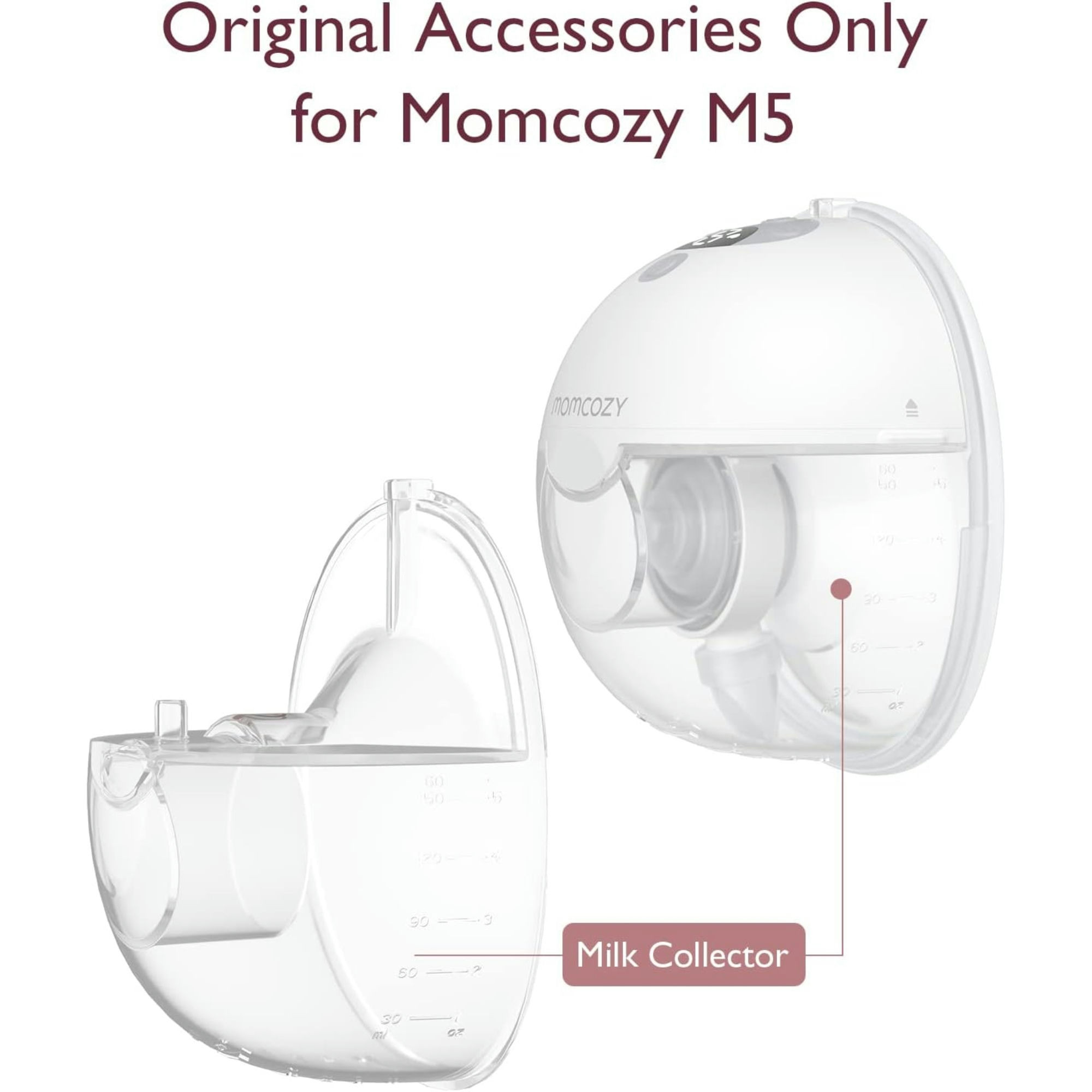 Momcozy Breast Milk Collection Container Cup For M5 Wearable Breast Pump