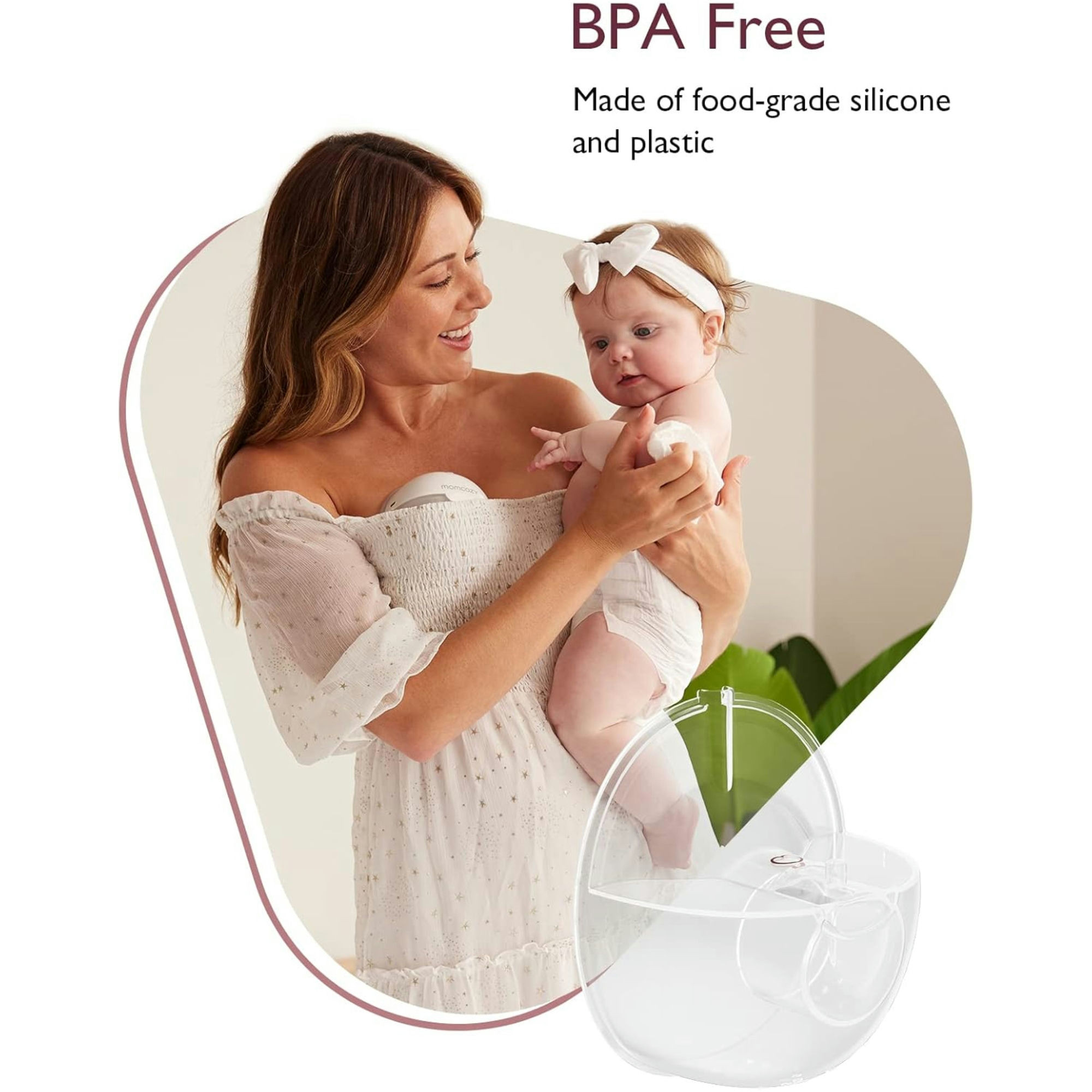 Momcozy Breast Milk Collection Container Cup For M5 Wearable Breast Pump