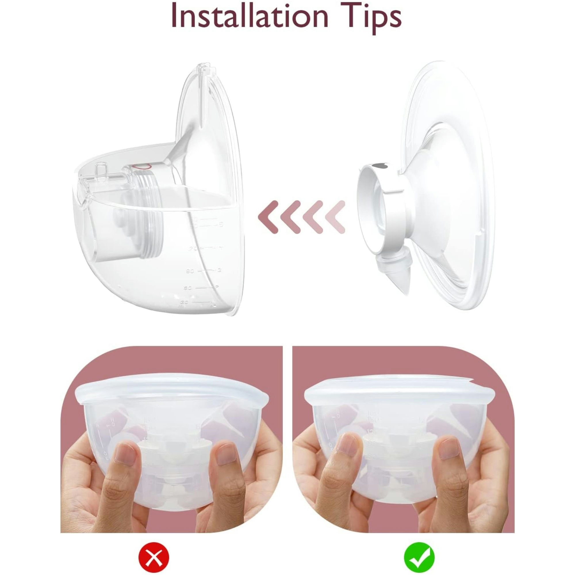 Momcozy Breast Milk Collection Container Cup For M5 Wearable Breast Pump