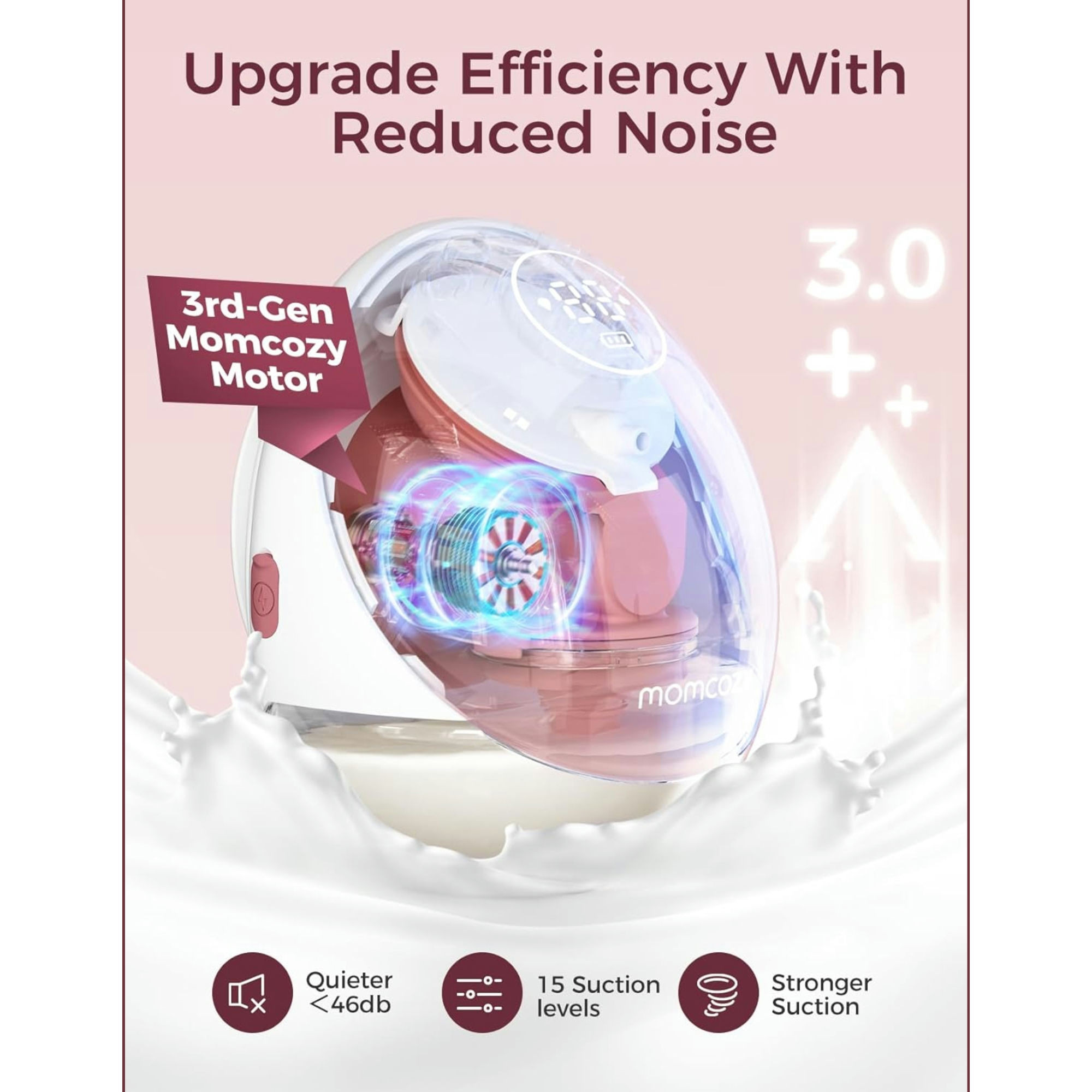 Momcozy Mobile Flow M9 Hands-Free Wearable Breast Pump