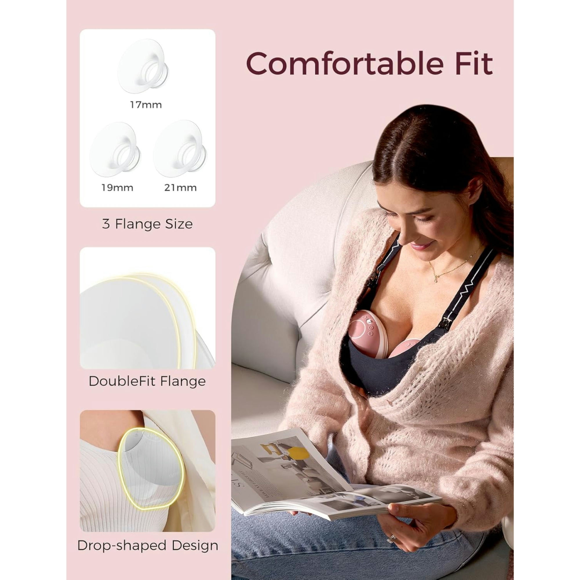 Momcozy Mobile Flow M9 Hands-Free Wearable Breast Pump