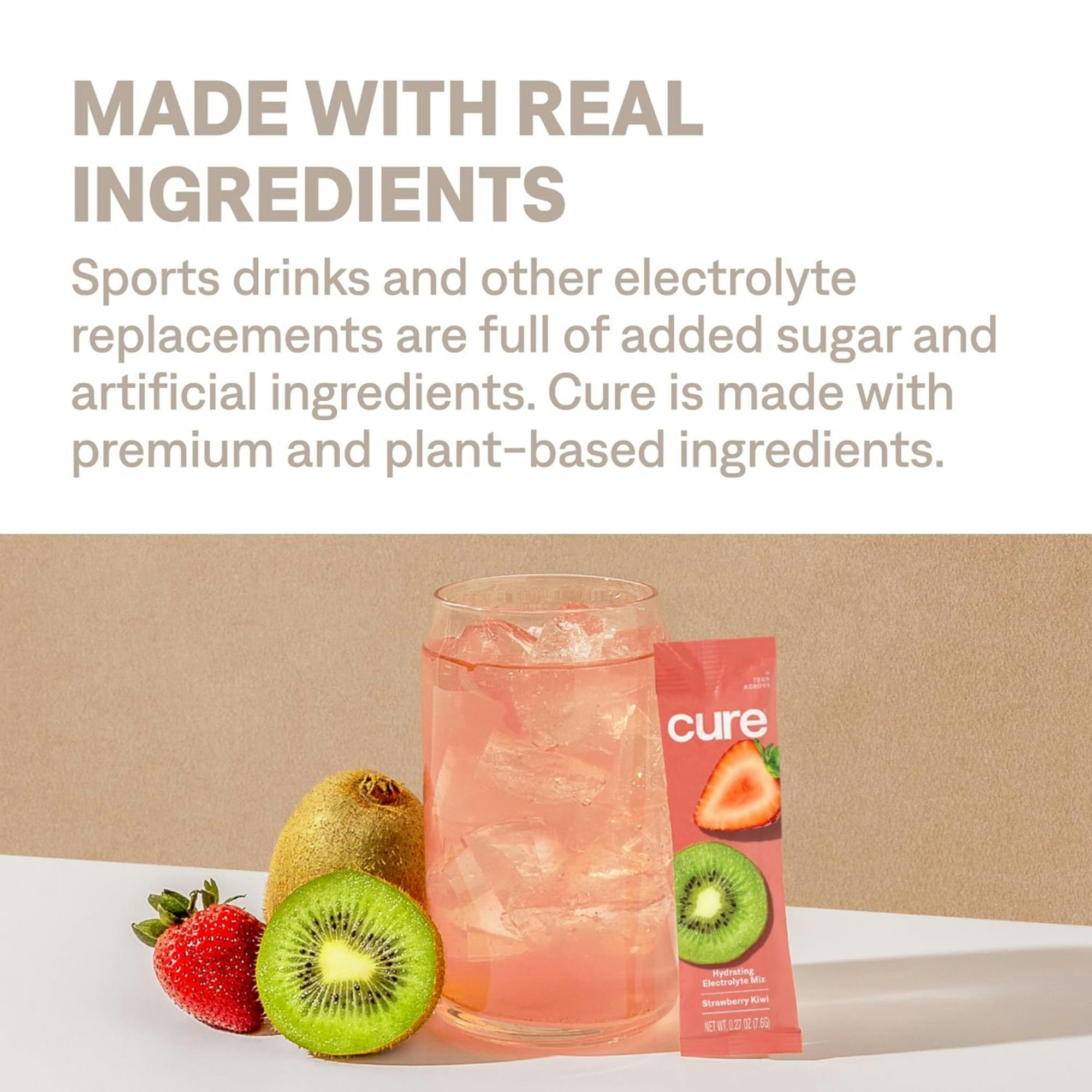 Cure Hydration Electrolyte Drink Mix, Blood Orange