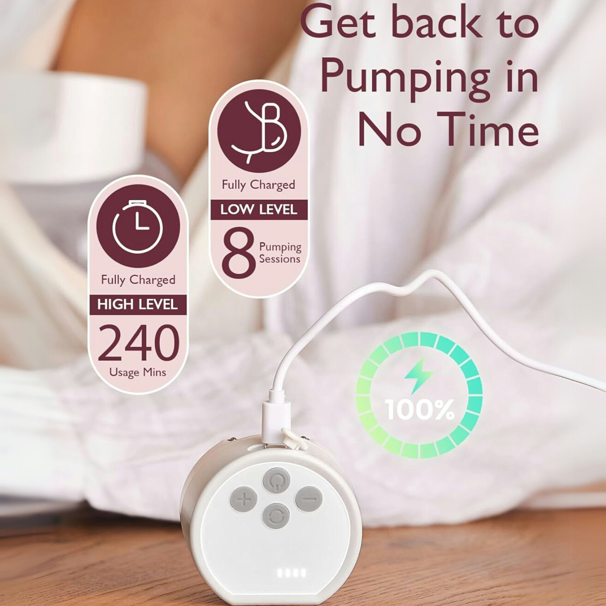 Momcozy Double S12 Pro Hands-Free Wearable Electric Breast Pump
