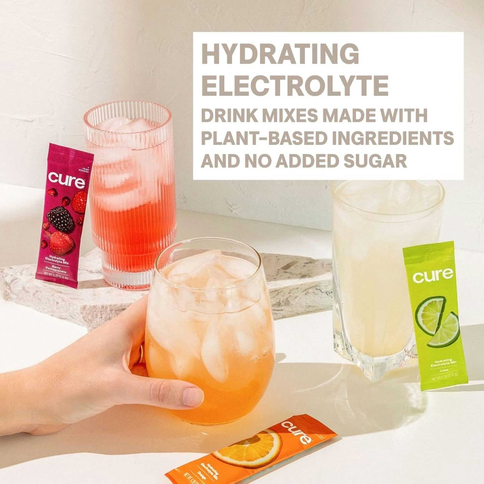 Cure Hydration Electrolyte Drink Mix, Classic Variety Pack