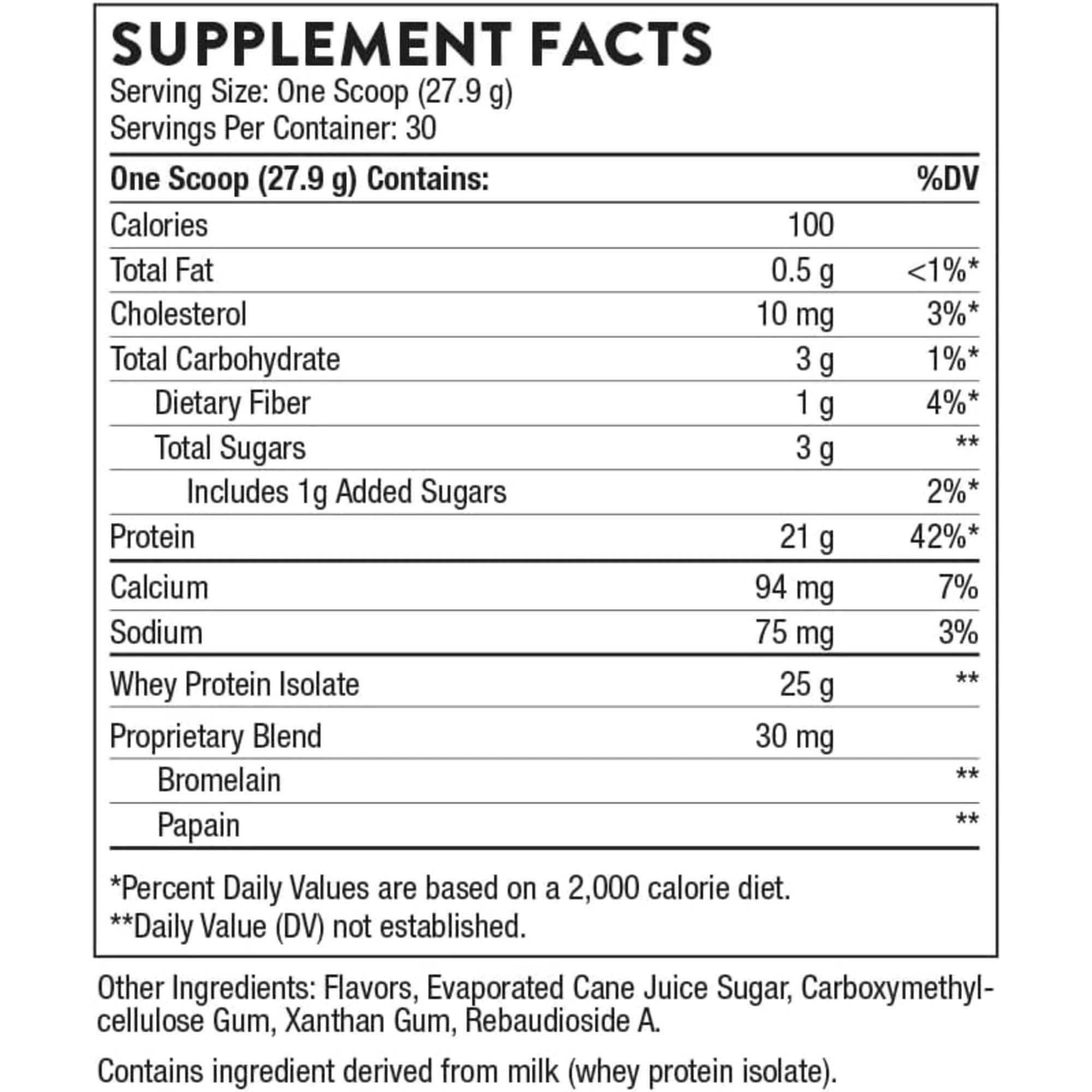 Thorne Whey Protein Isolate Dietary Supplement