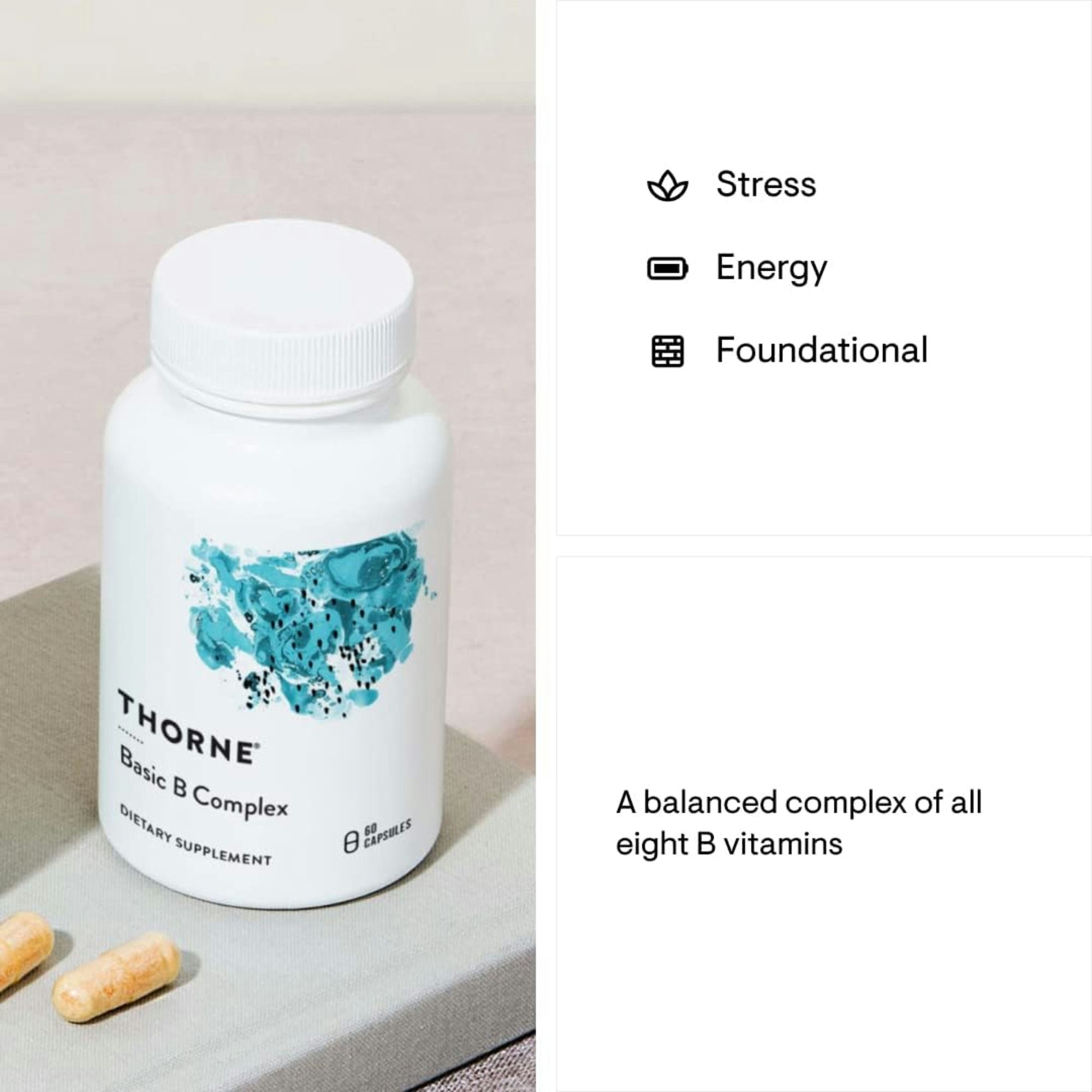 Thorne Basic B-Complex Dietary Supplement
