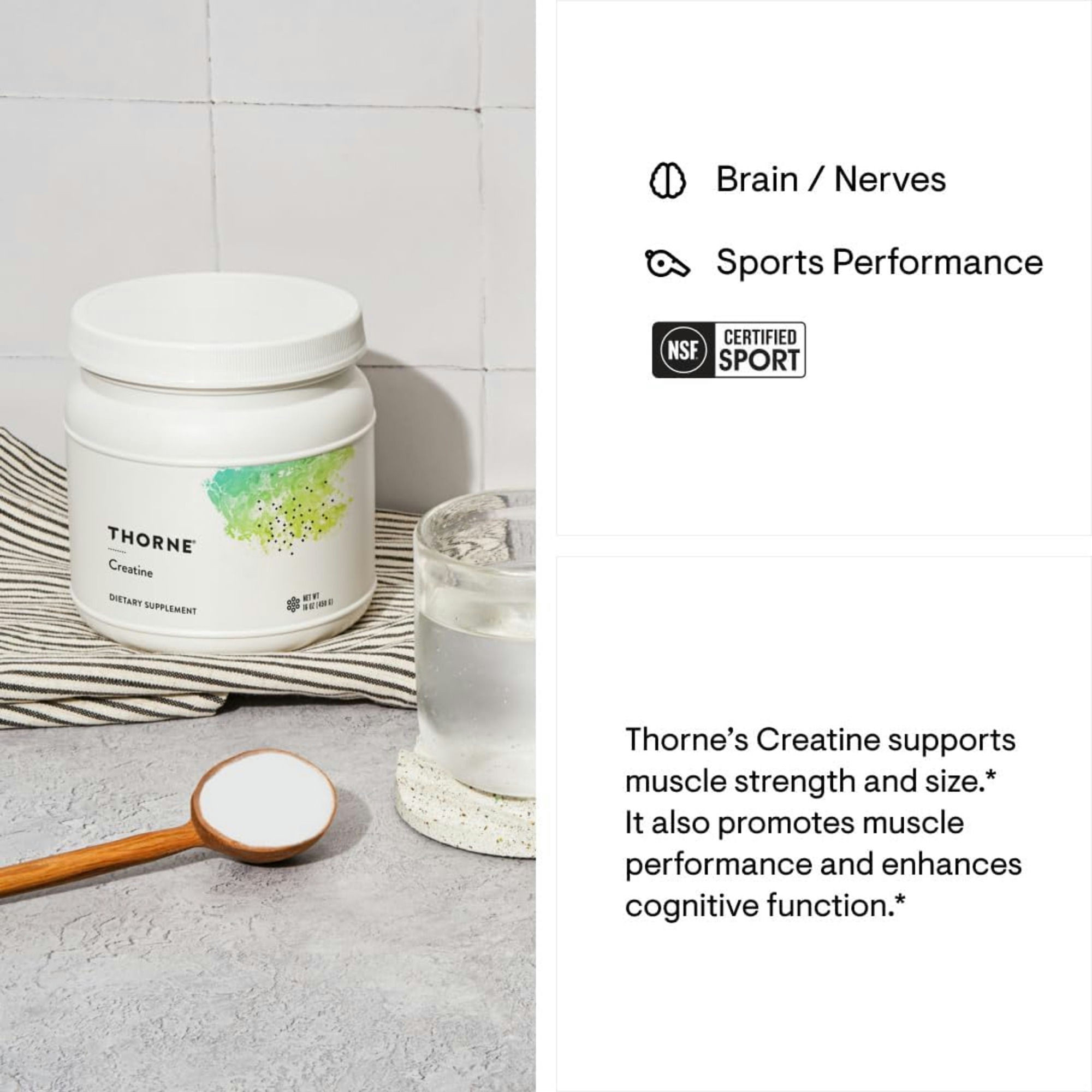 Thorne Creatine Dietary Supplement