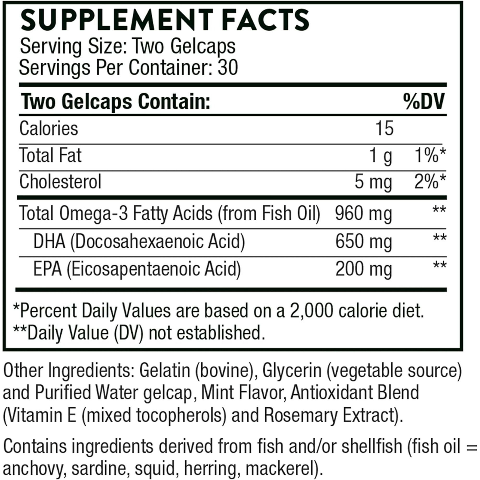 Thorne Prenatal DHA Dietary Supplement