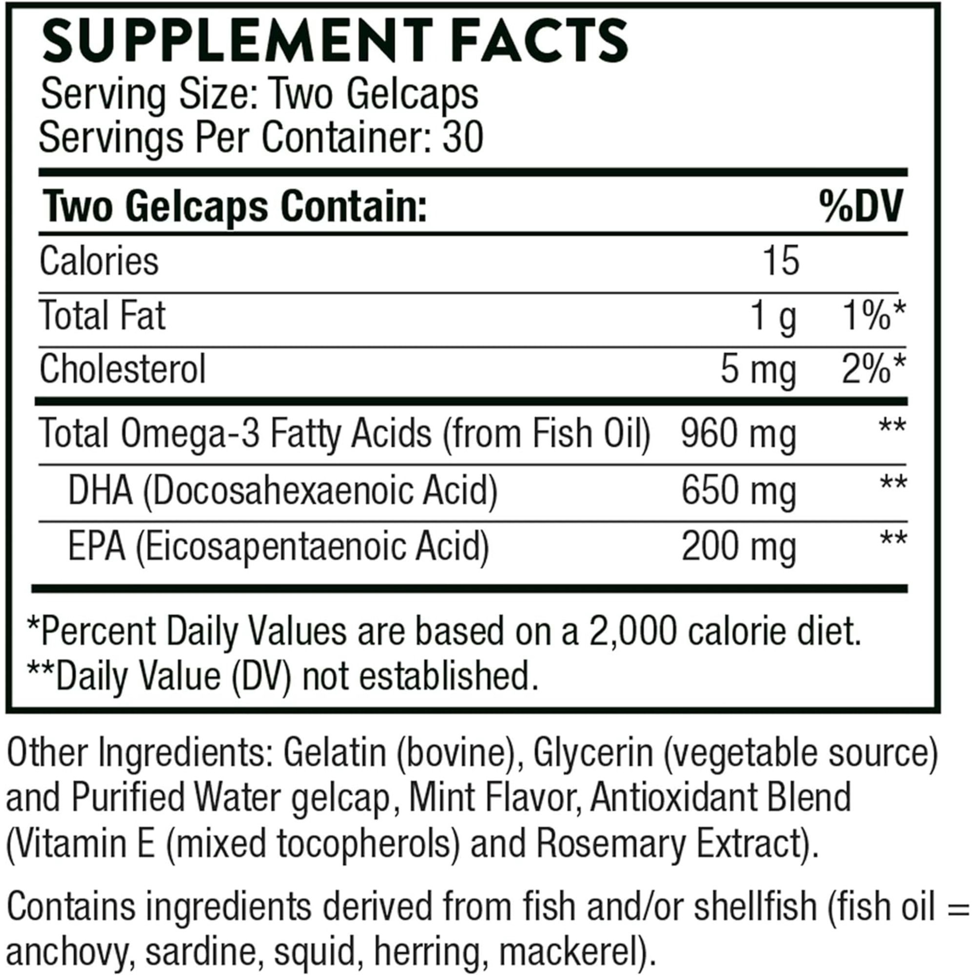 Thorne Prenatal DHA Dietary Supplement