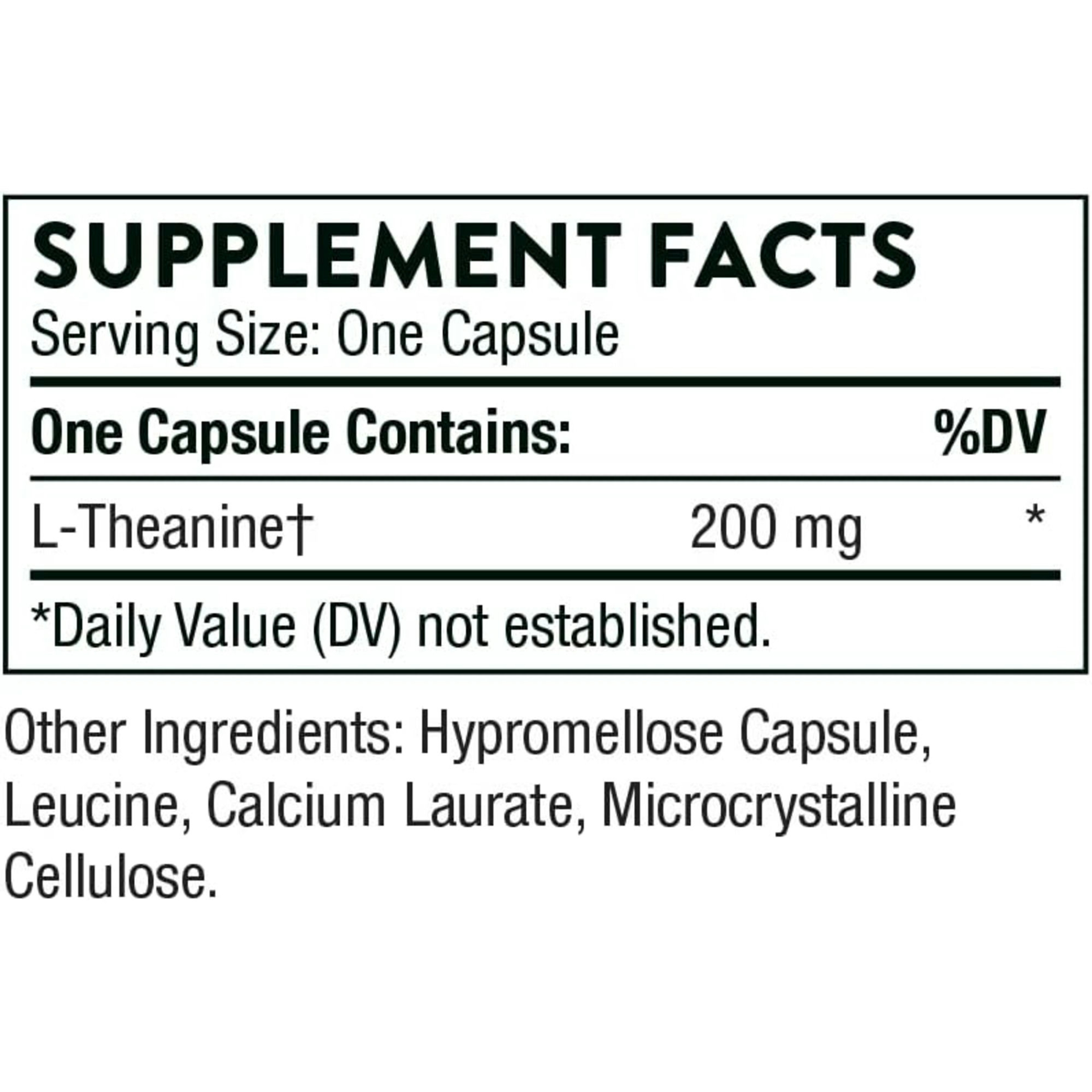 Thorne Theanine Dietary Supplement, 200 mg