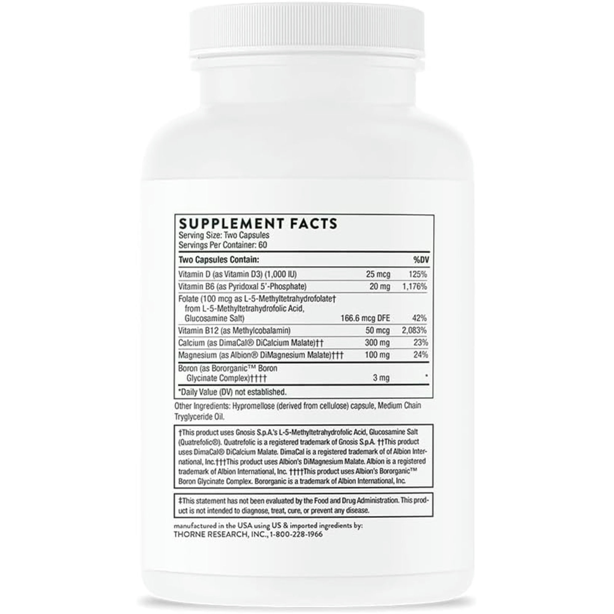 Thorne Advanced Bone Support Dietary Supplement