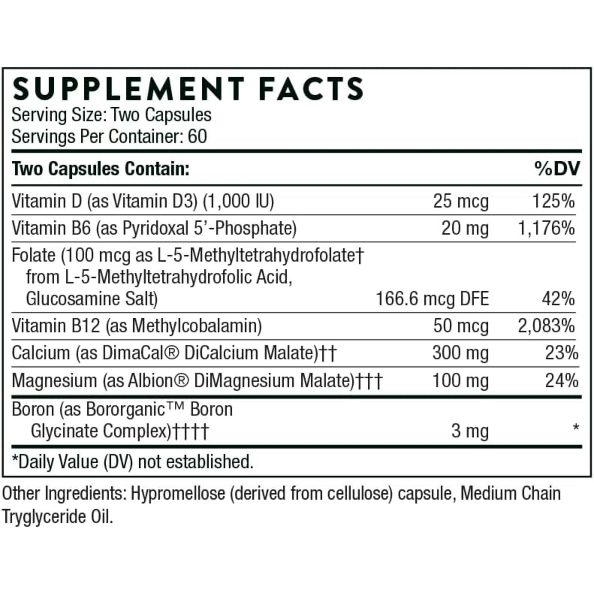 Thorne Advanced Bone Support Dietary Supplement