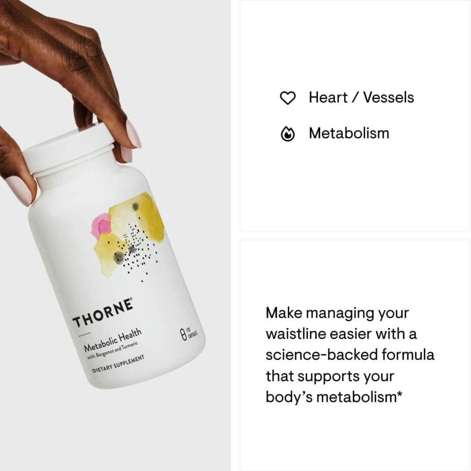 Thorne Metabolic Health with Bergamot and Turmeric