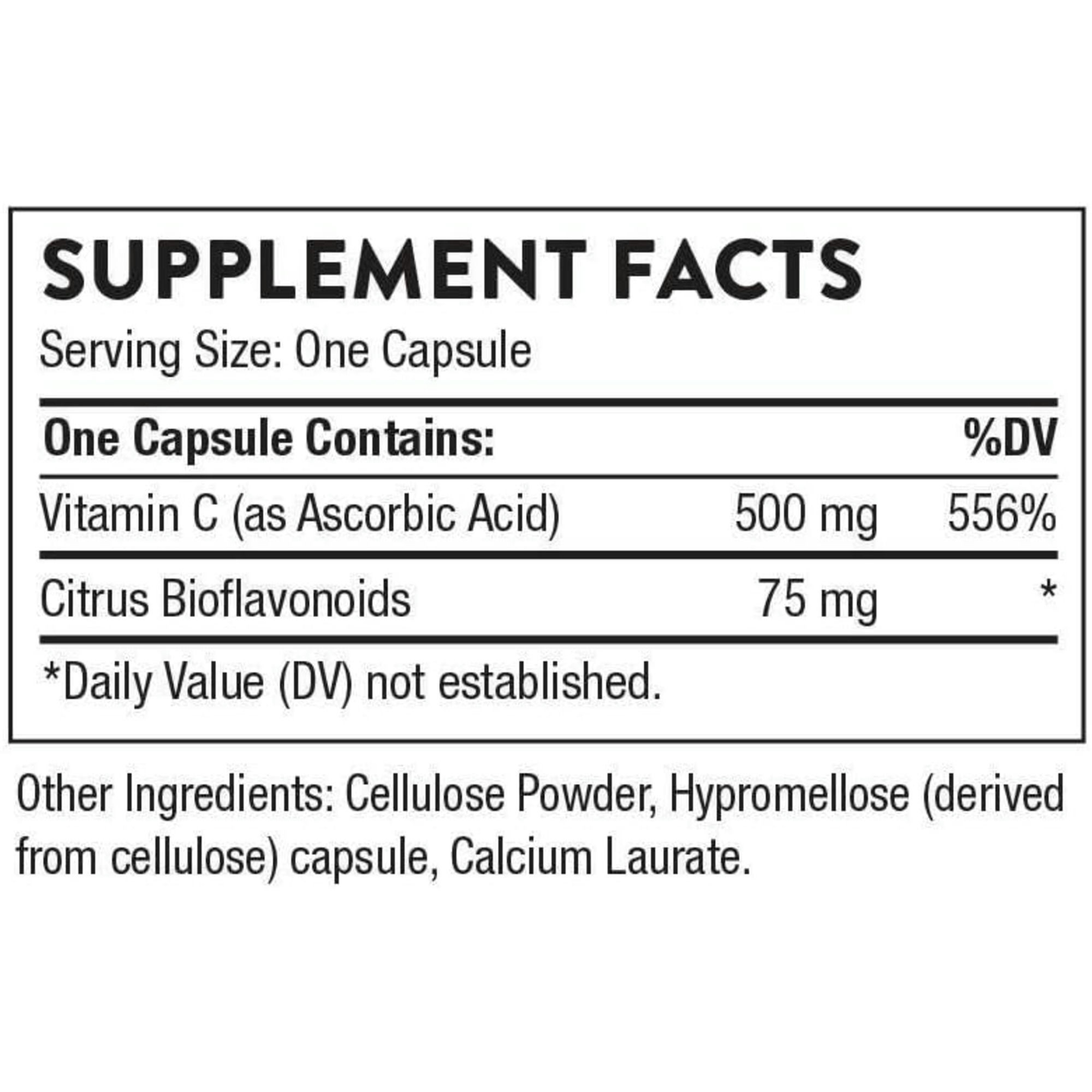 Thorne Vitamin C with Flavornoids Dietary Supplement