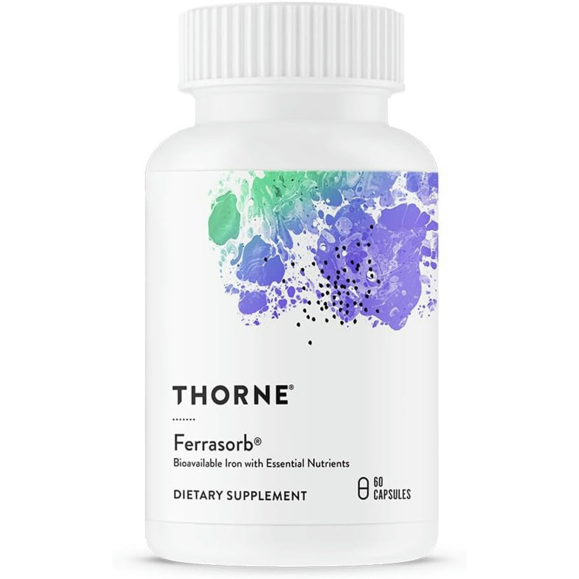 Thorne Ferrasorb Bioavailable Iron with Essential Nutrients Dietary Supplement