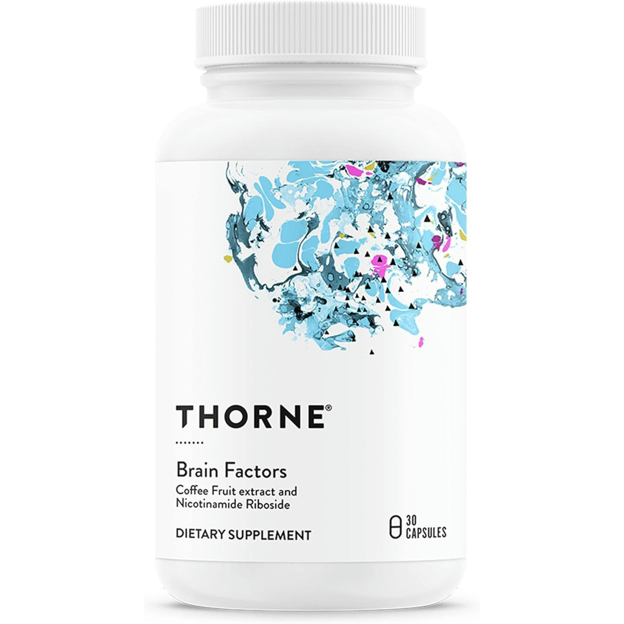 Thorne Brain Factors Coffee Fruit Extract and Nicotinamide Riboside Dietary Supplement