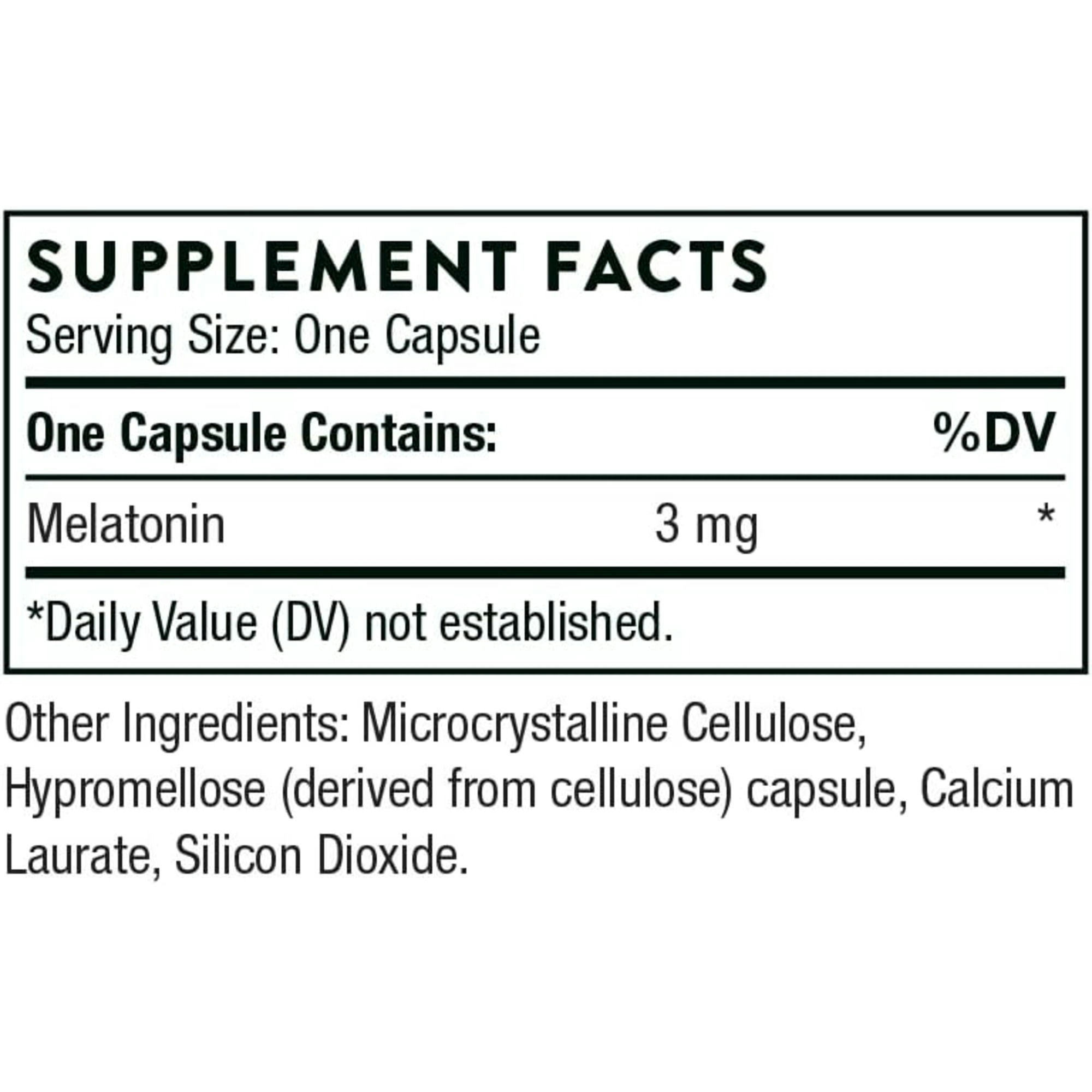 Thorne Melaton-3 Dietary Supplement, 3 mg