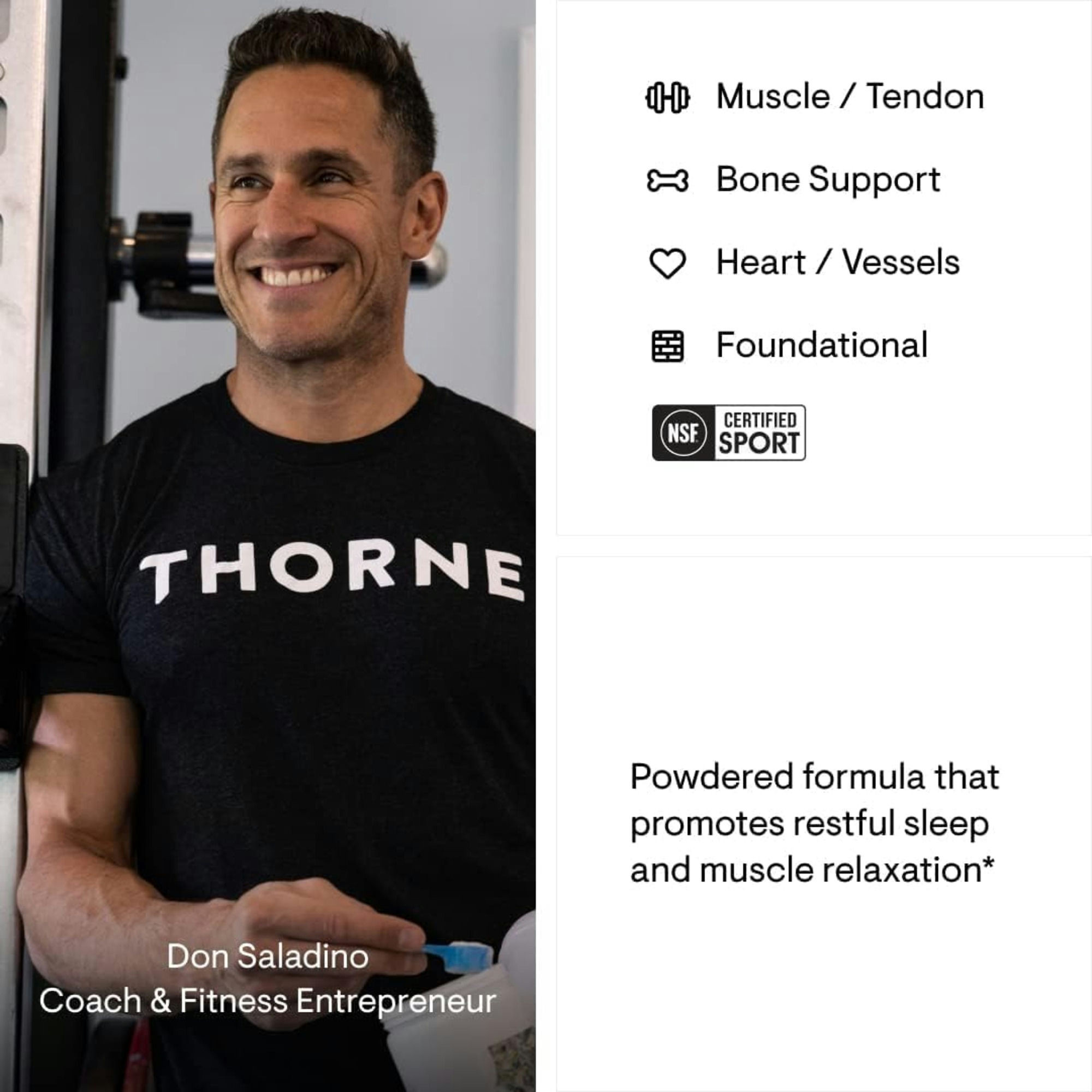 Thorne Magnesium Bisglycinate Dietary Supplement