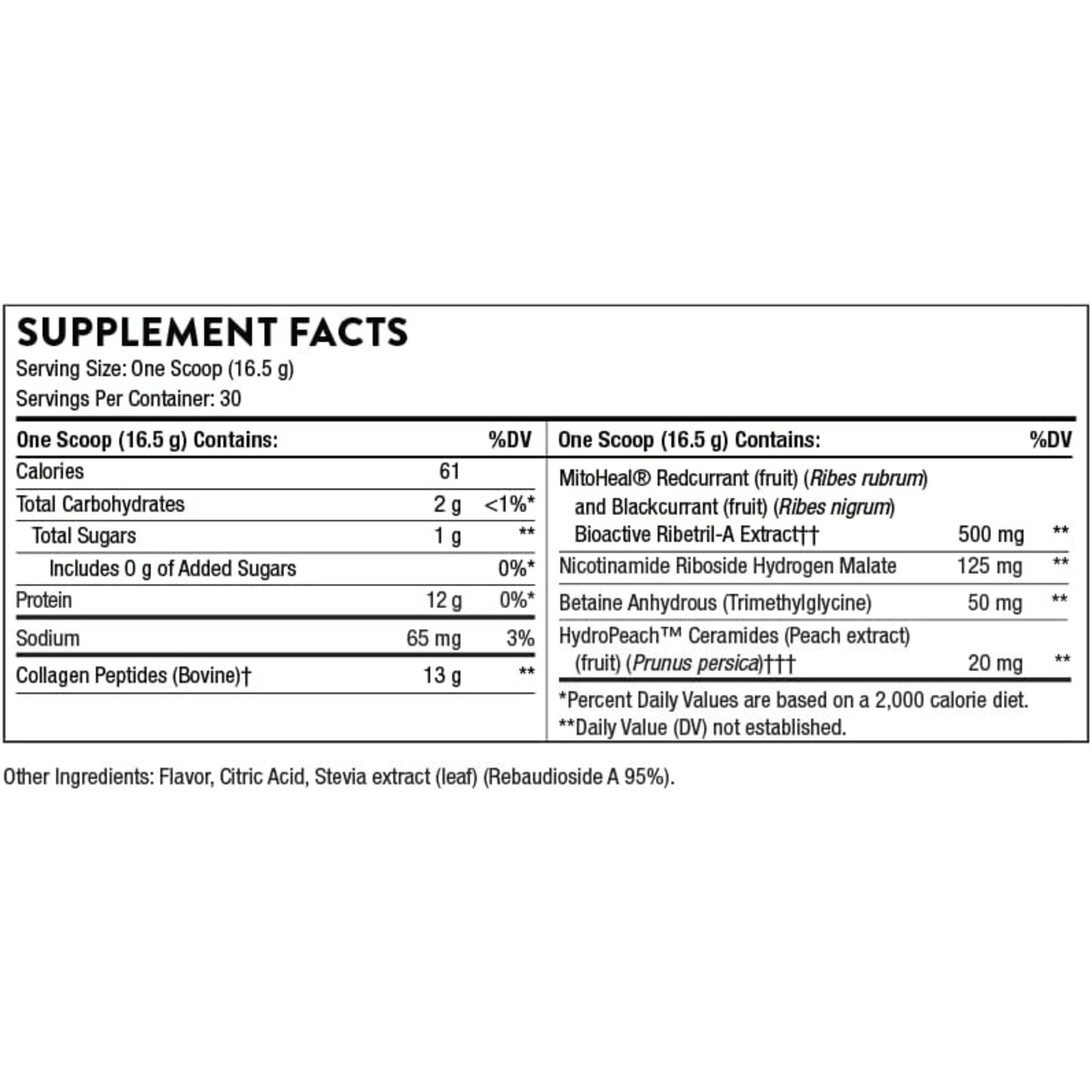 Thorne Collagen Plus Flavored Collagen with Nicotinamide Riboside