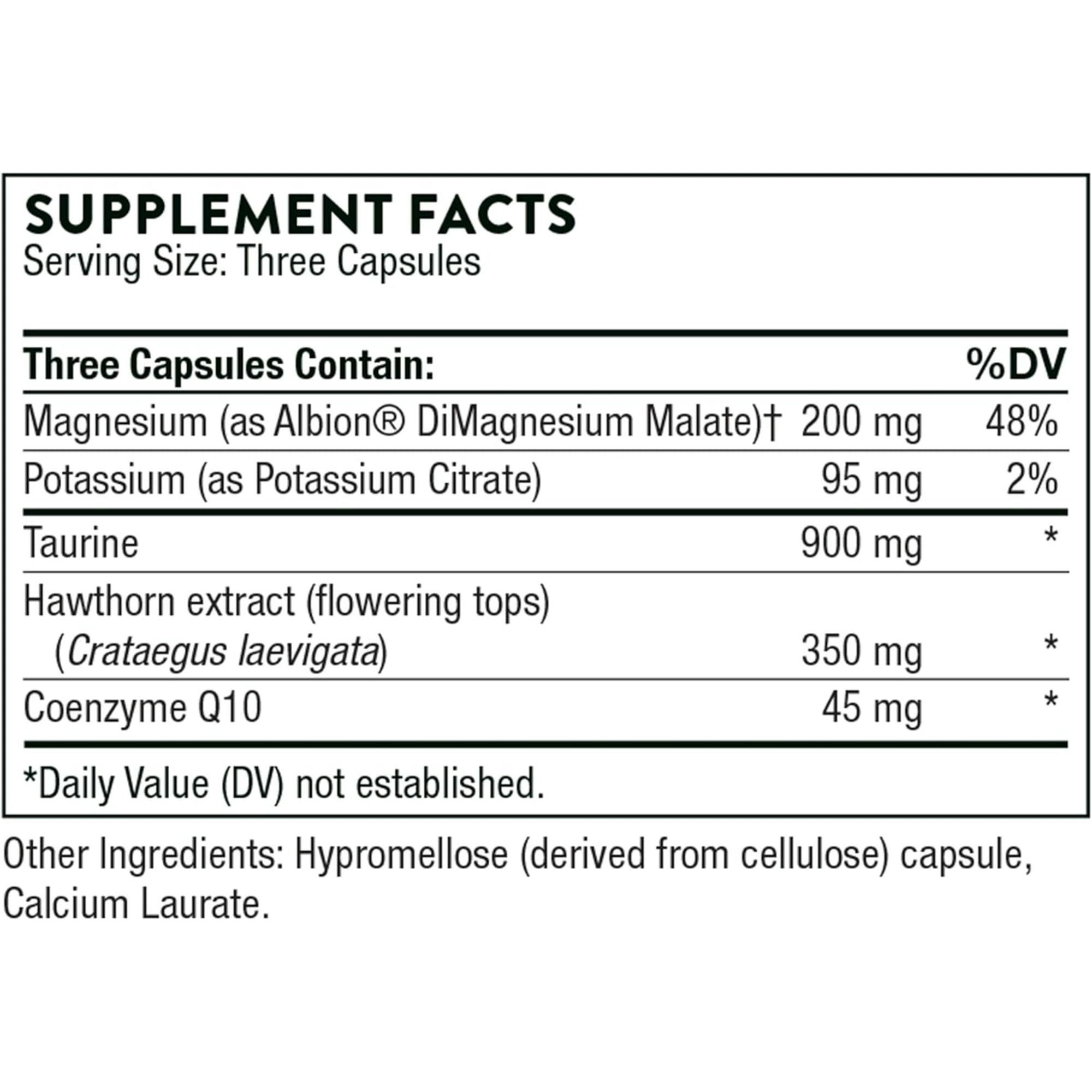 Thorne Heart Health Complex with CoQ10 and Hawthorn Dietary Supplement