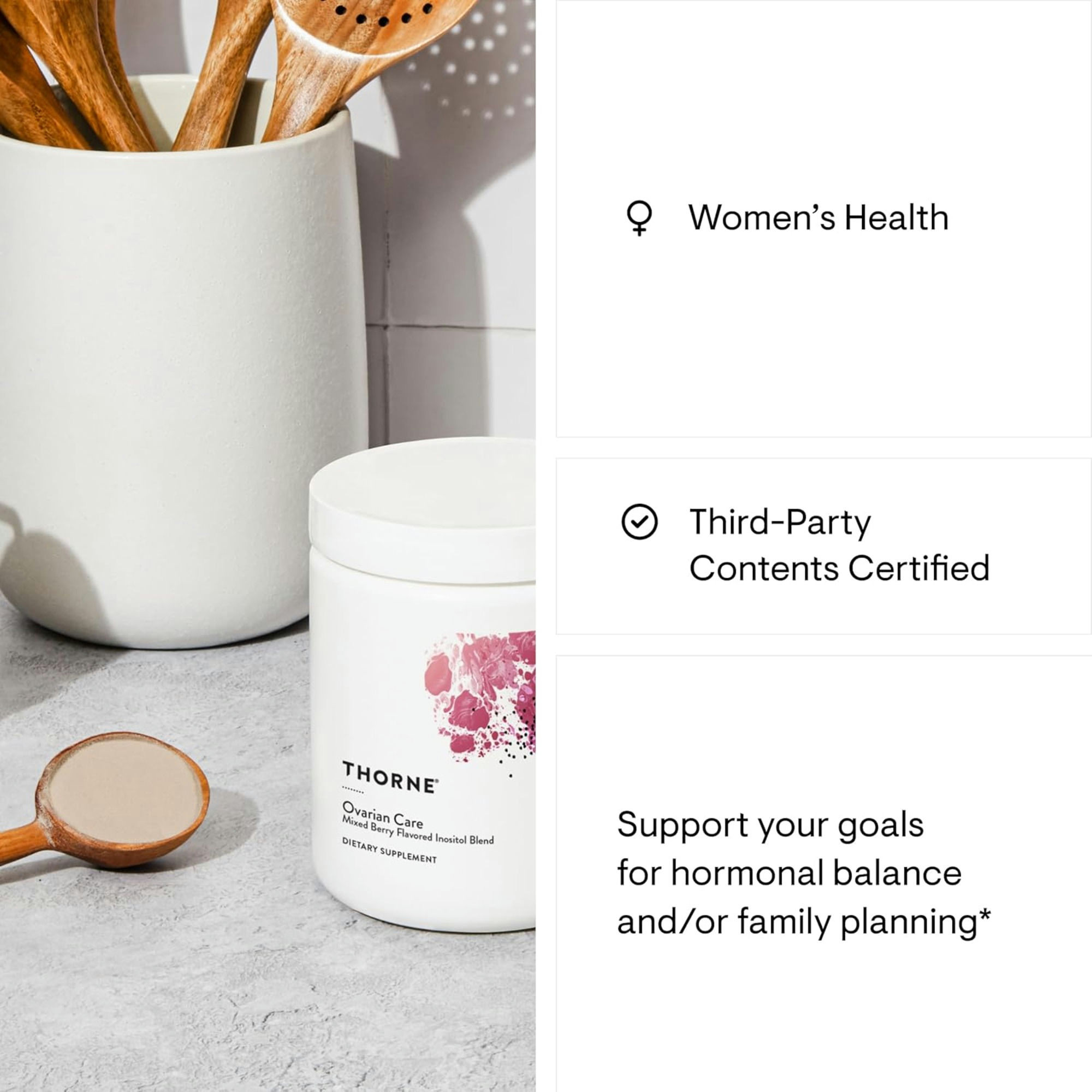 Thorne Ovarian Care Inositol Blend Dietary Supplement