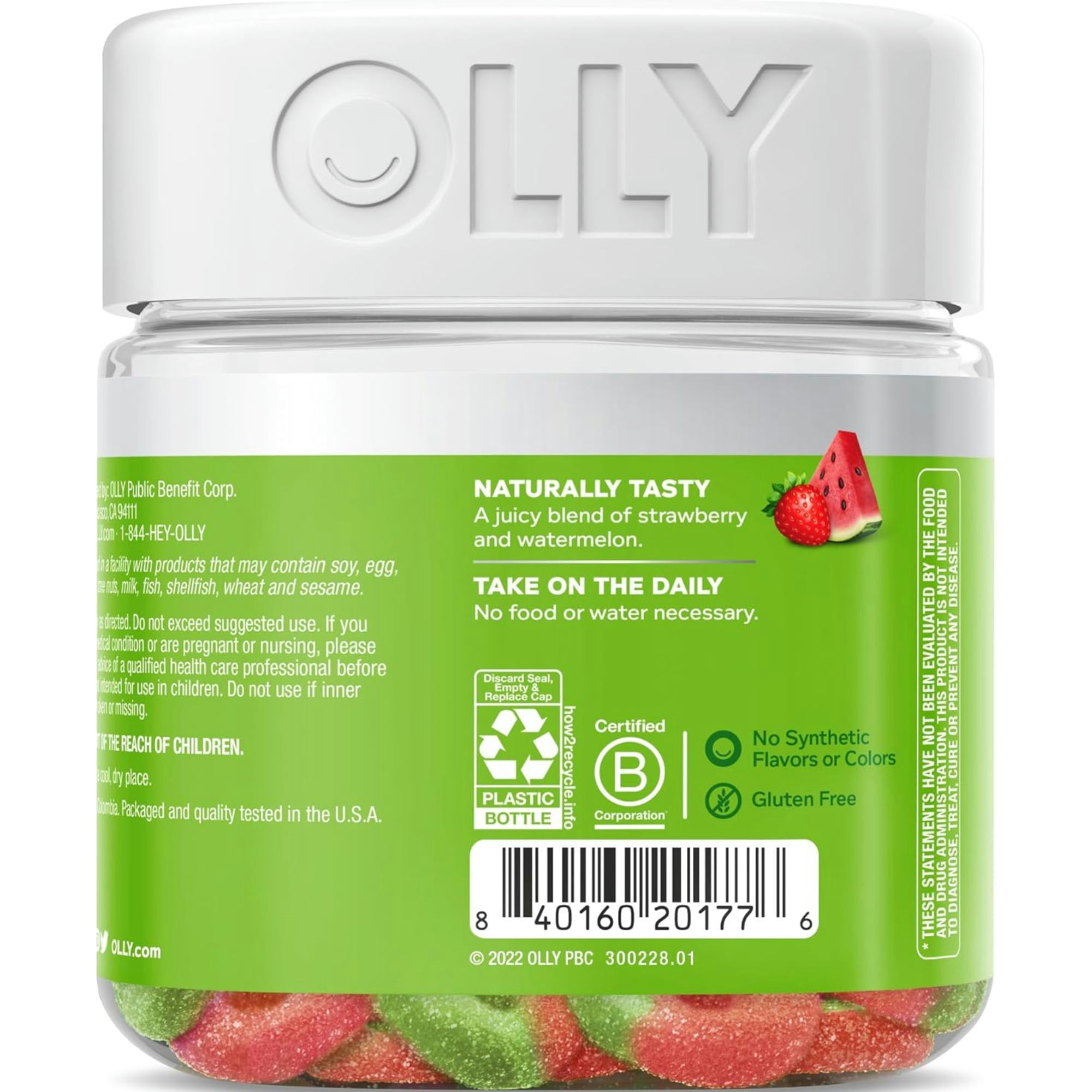 OLLY Fiber Digestive Support Gummy Rings