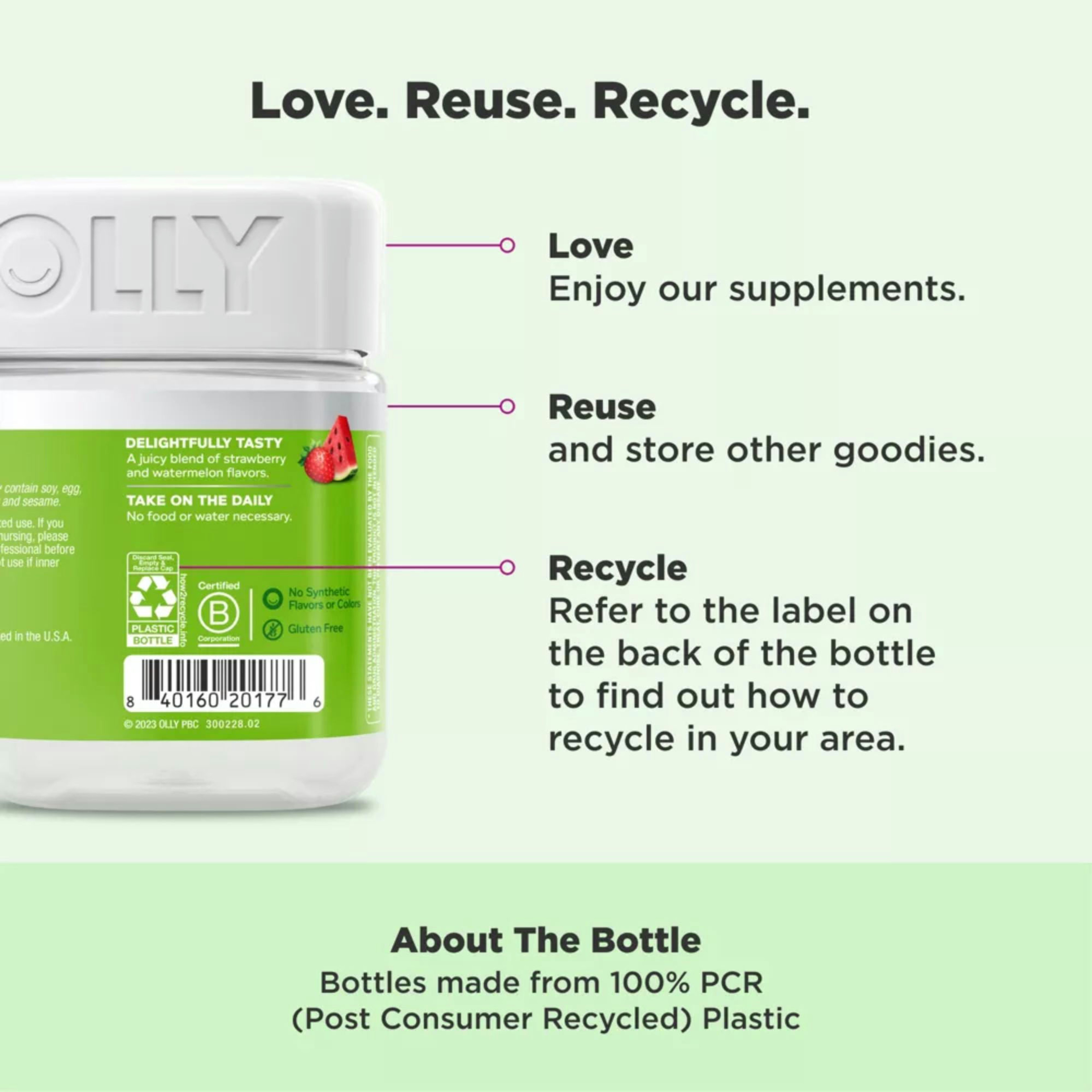 OLLY Fiber Digestive Support Gummy Rings