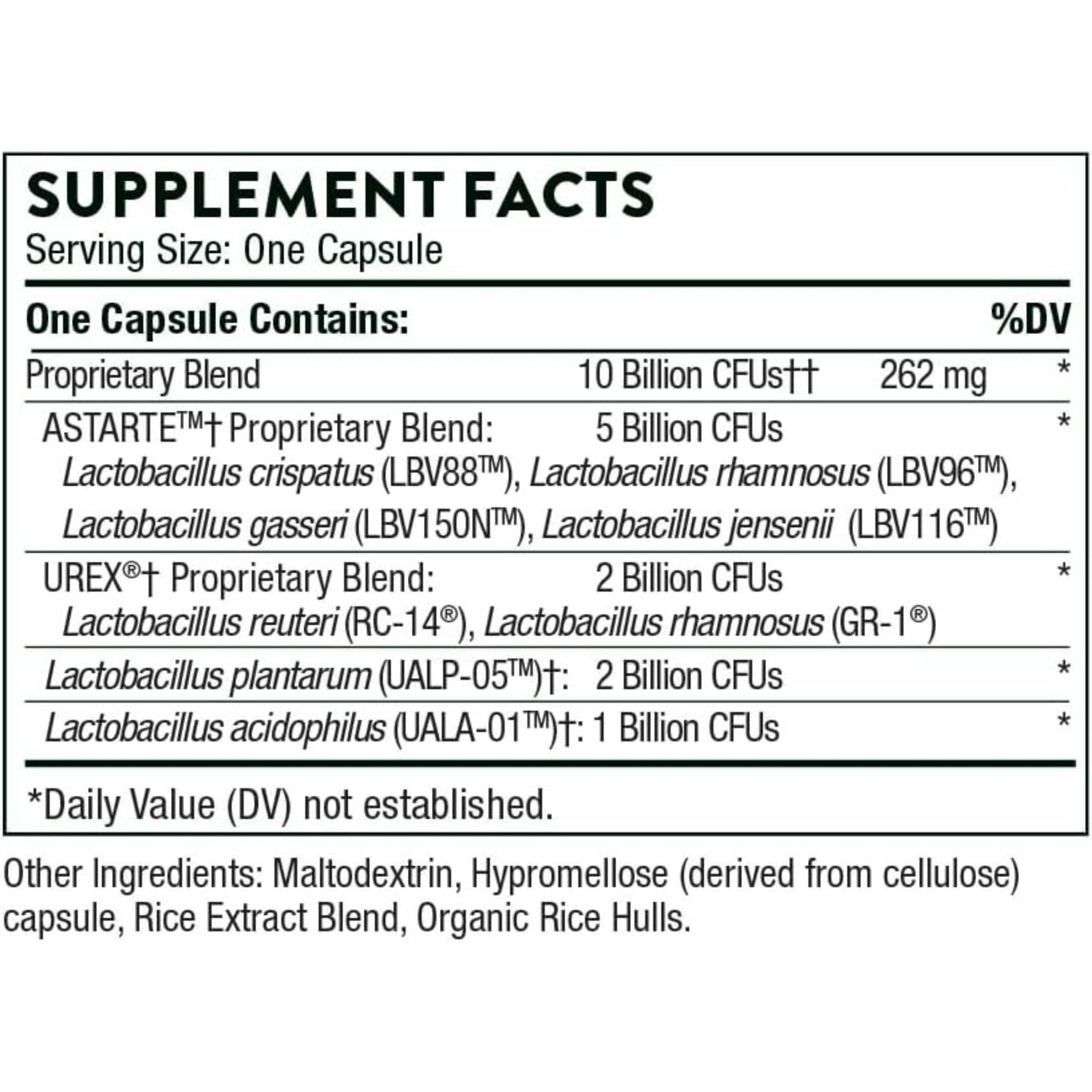 Thorne Women's Daily Probiotic Dietary Supplement