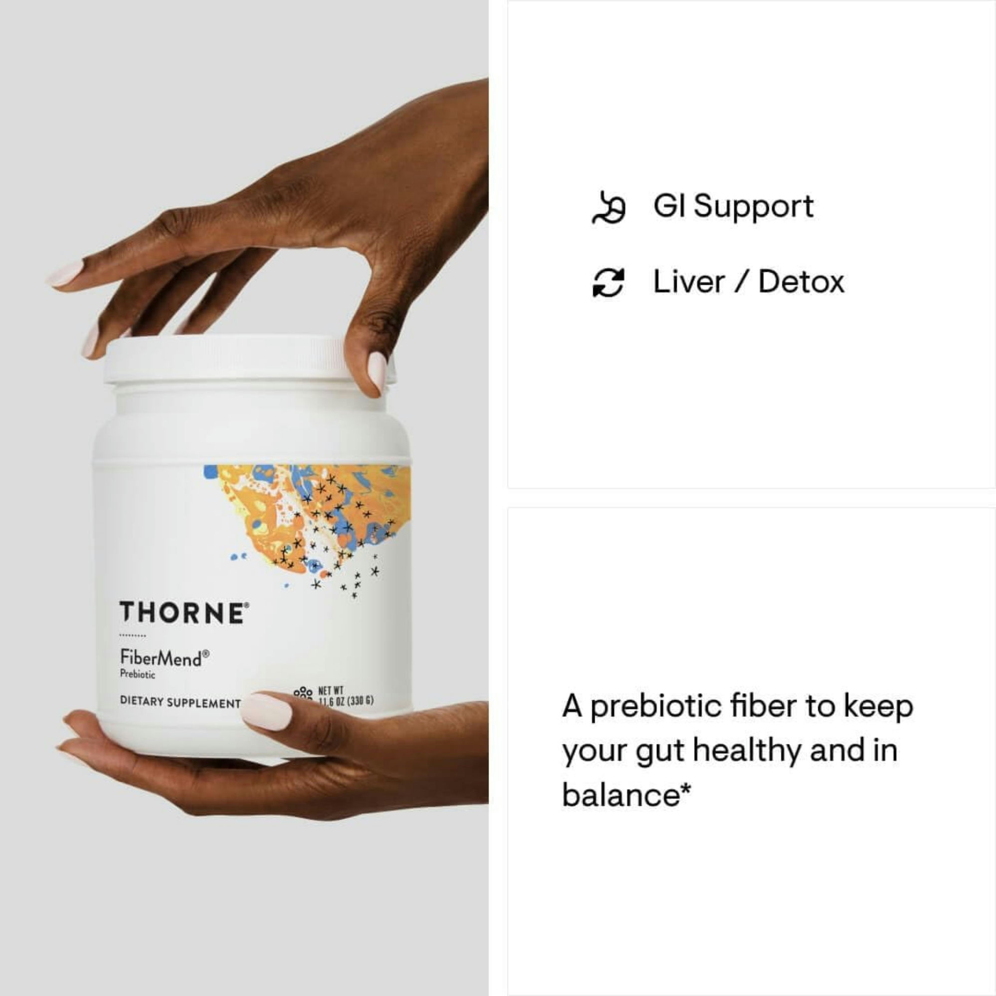 Thorne FiberMend Prebiotic Dietary Supplement