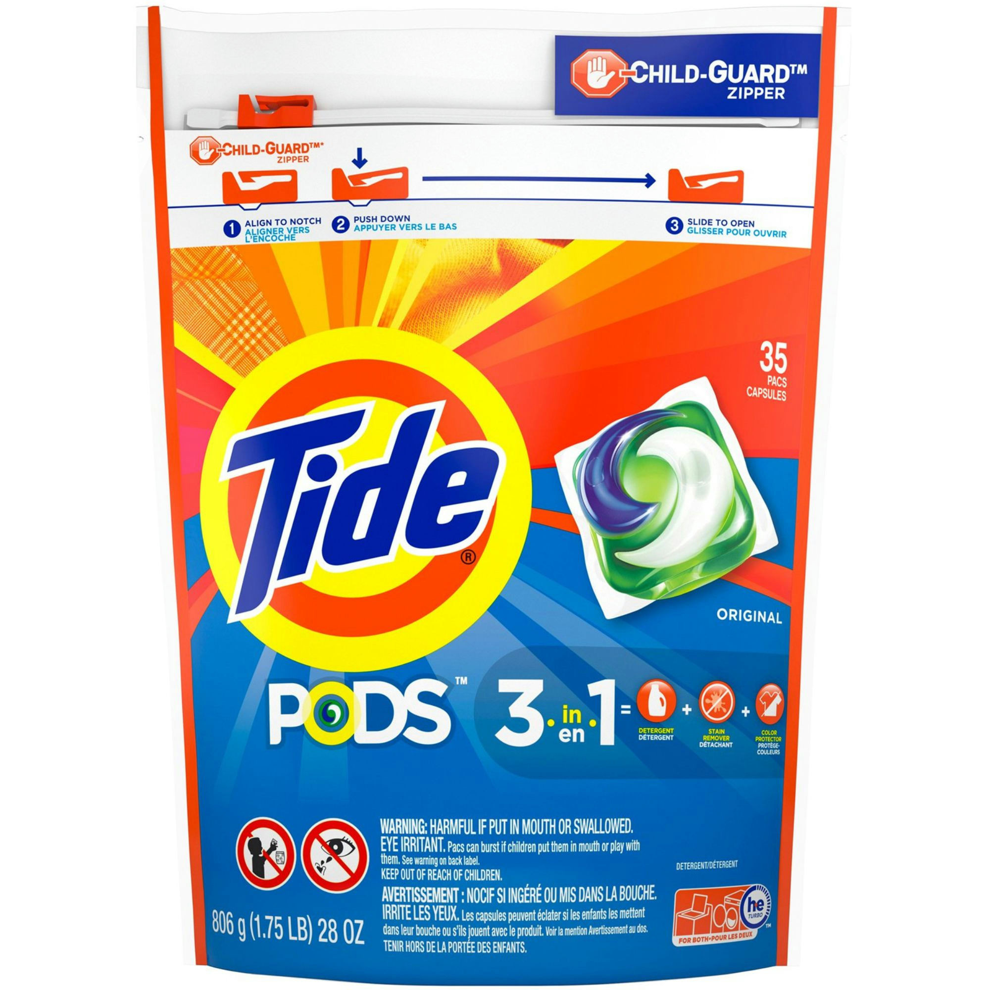 Tide Pods 3 in 1 Laundry Detergent