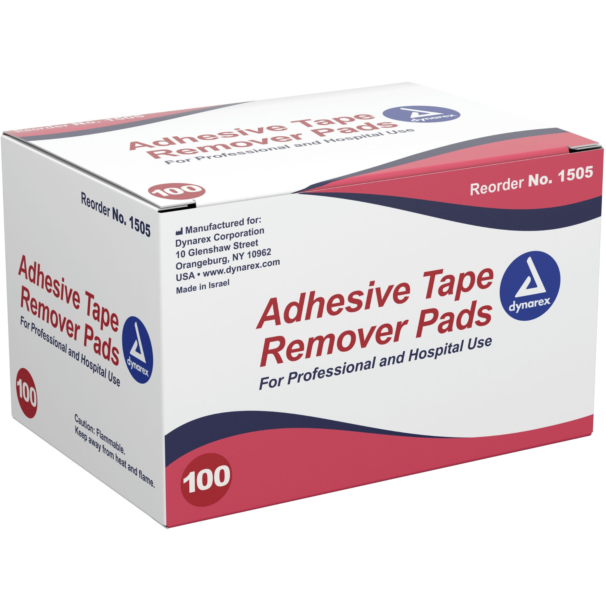 Dynarex Adhesive Tape Remover Pads