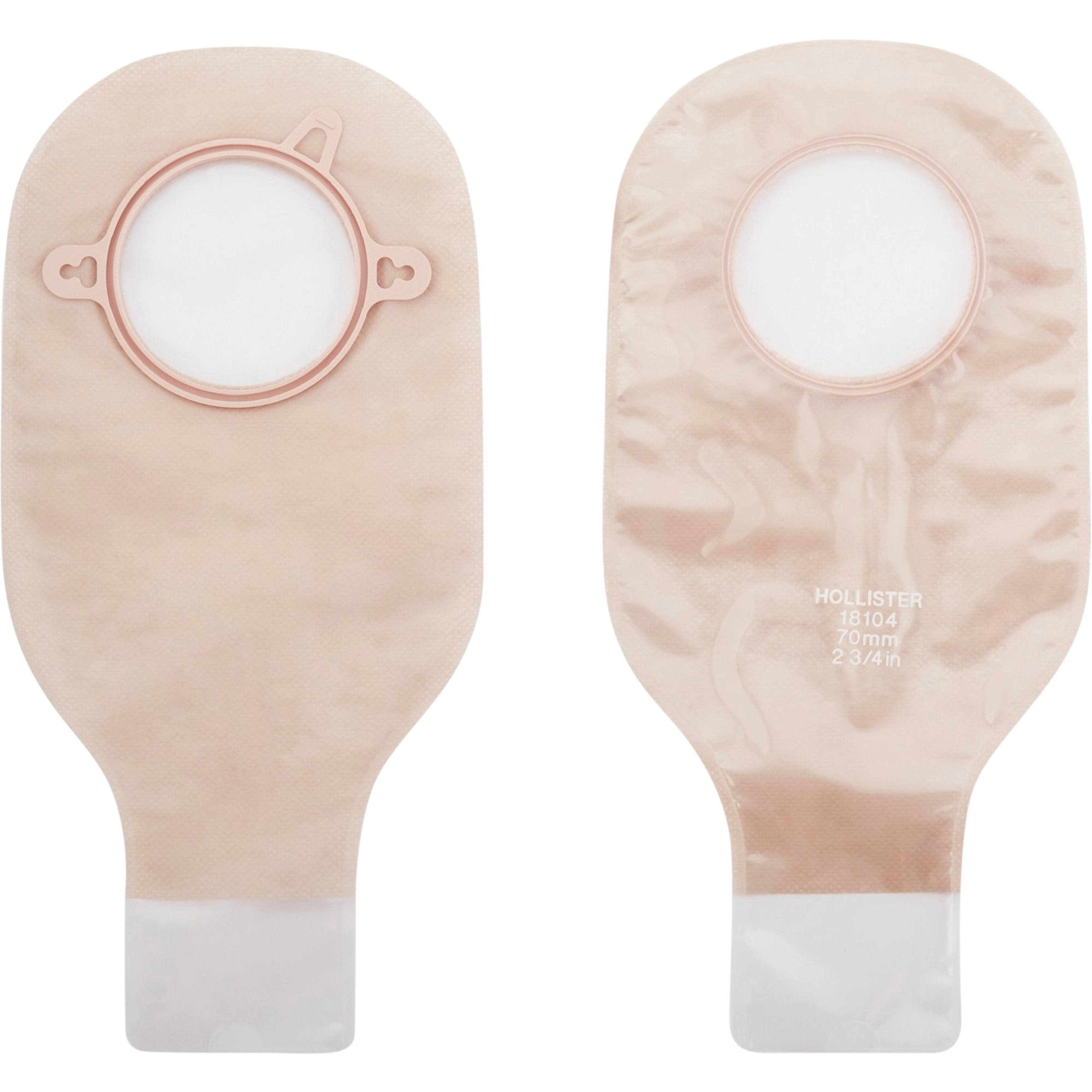 Hollister New Image Two-Piece Drainable Ostomy Pouch with Clamp Closure