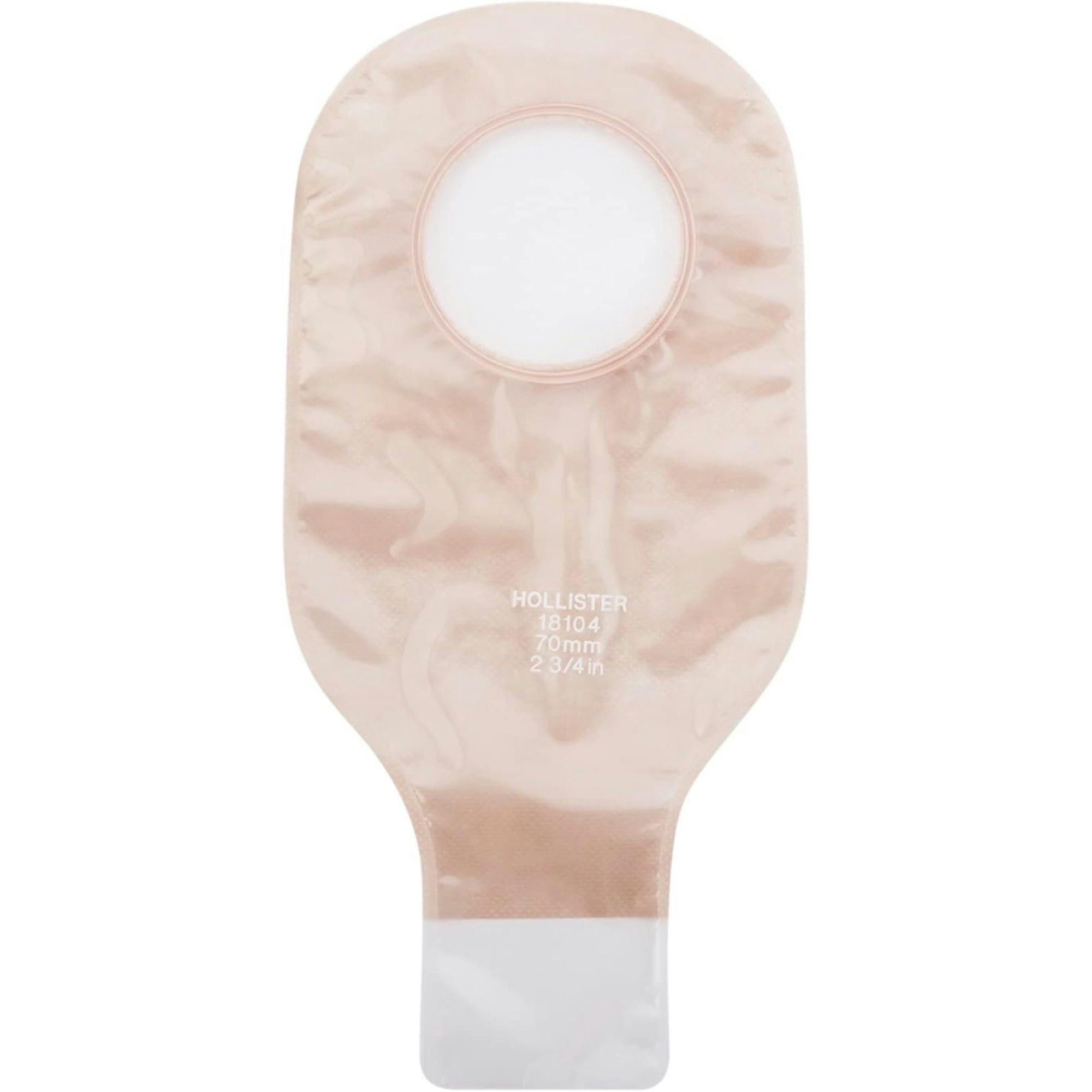 Hollister New Image Two-Piece Drainable Ostomy Pouch with Clamp Closure