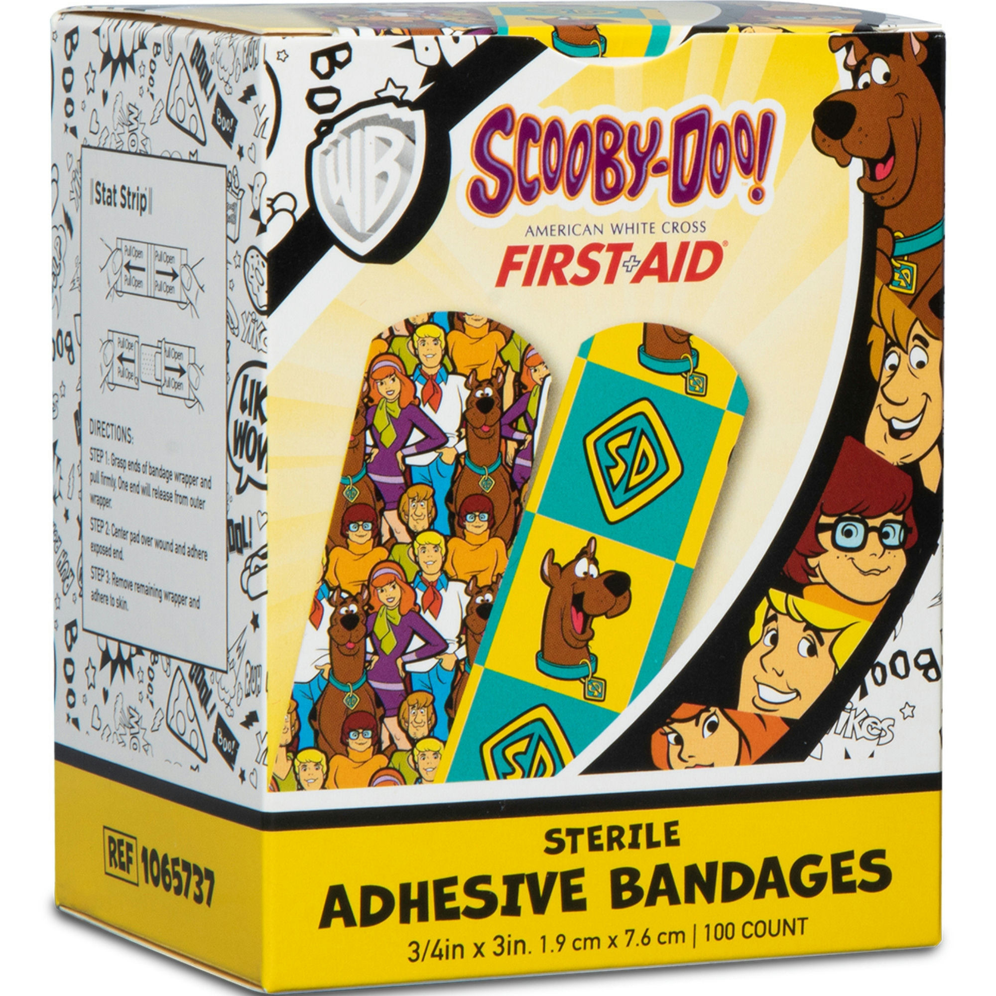 Dukal Stat Adhesive Bandage Strip for Kids, Scooby-Doo