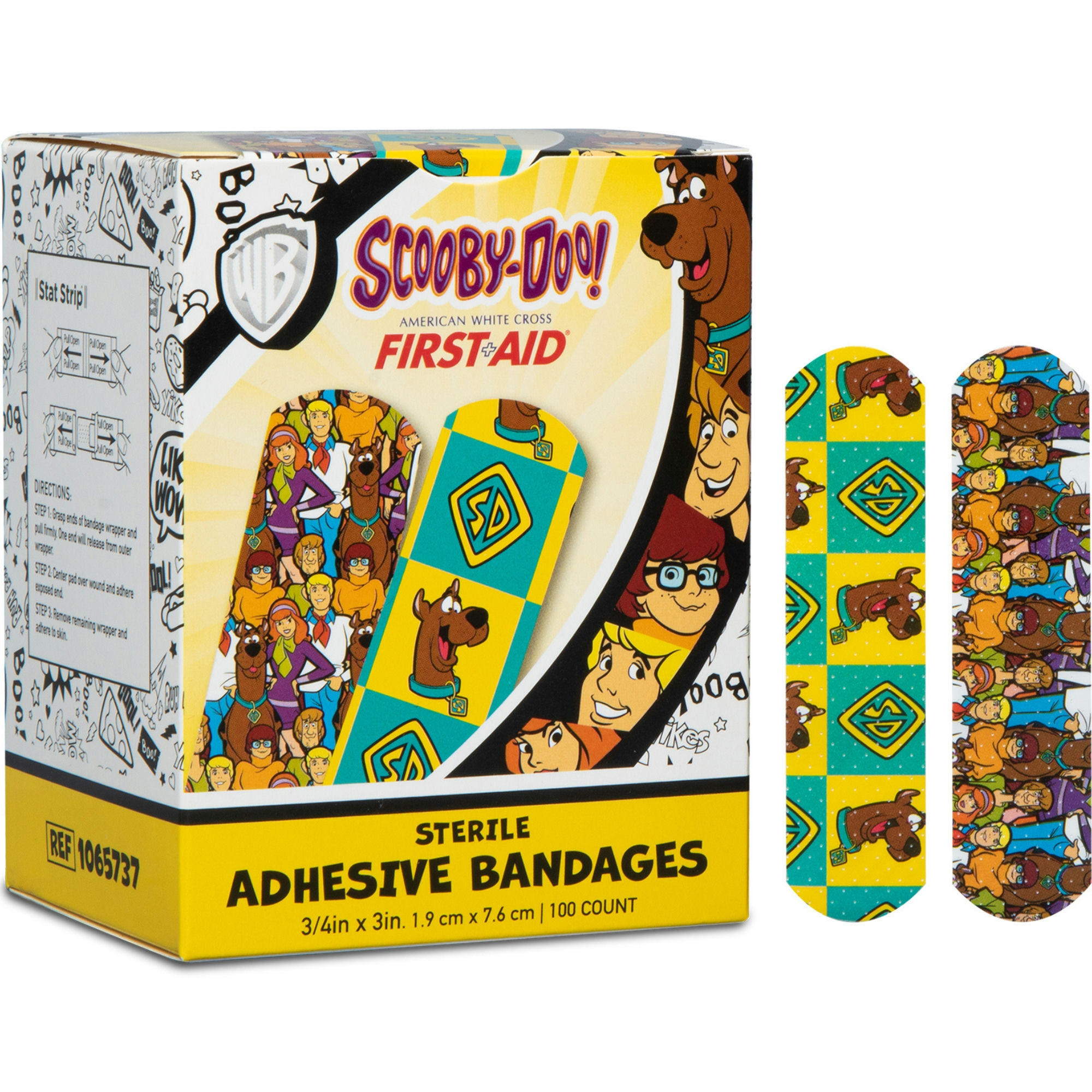 Dukal Stat Adhesive Bandage Strip for Kids, Scooby-Doo