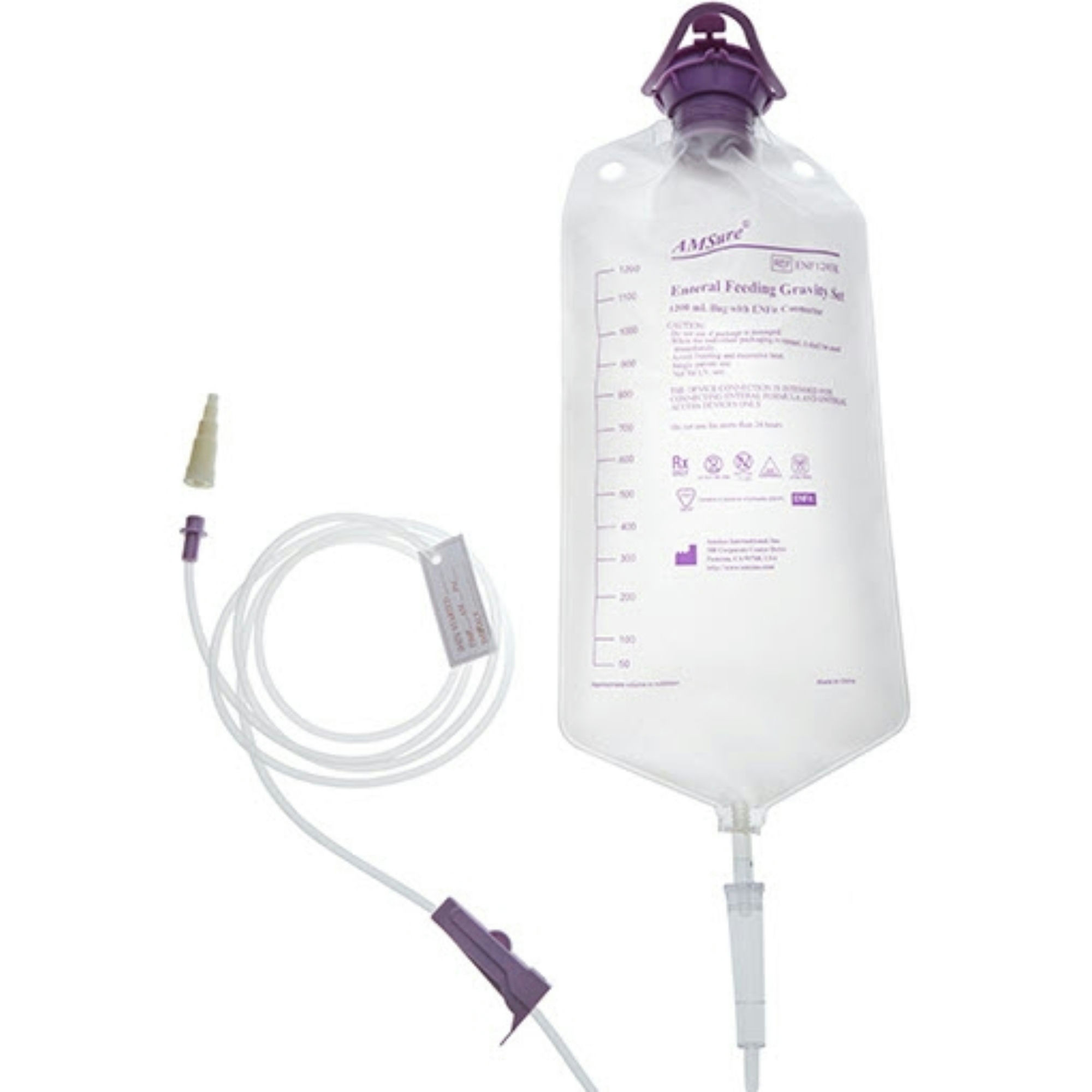 Amsino AMSure Gravity Enteral Feeding Bag Set