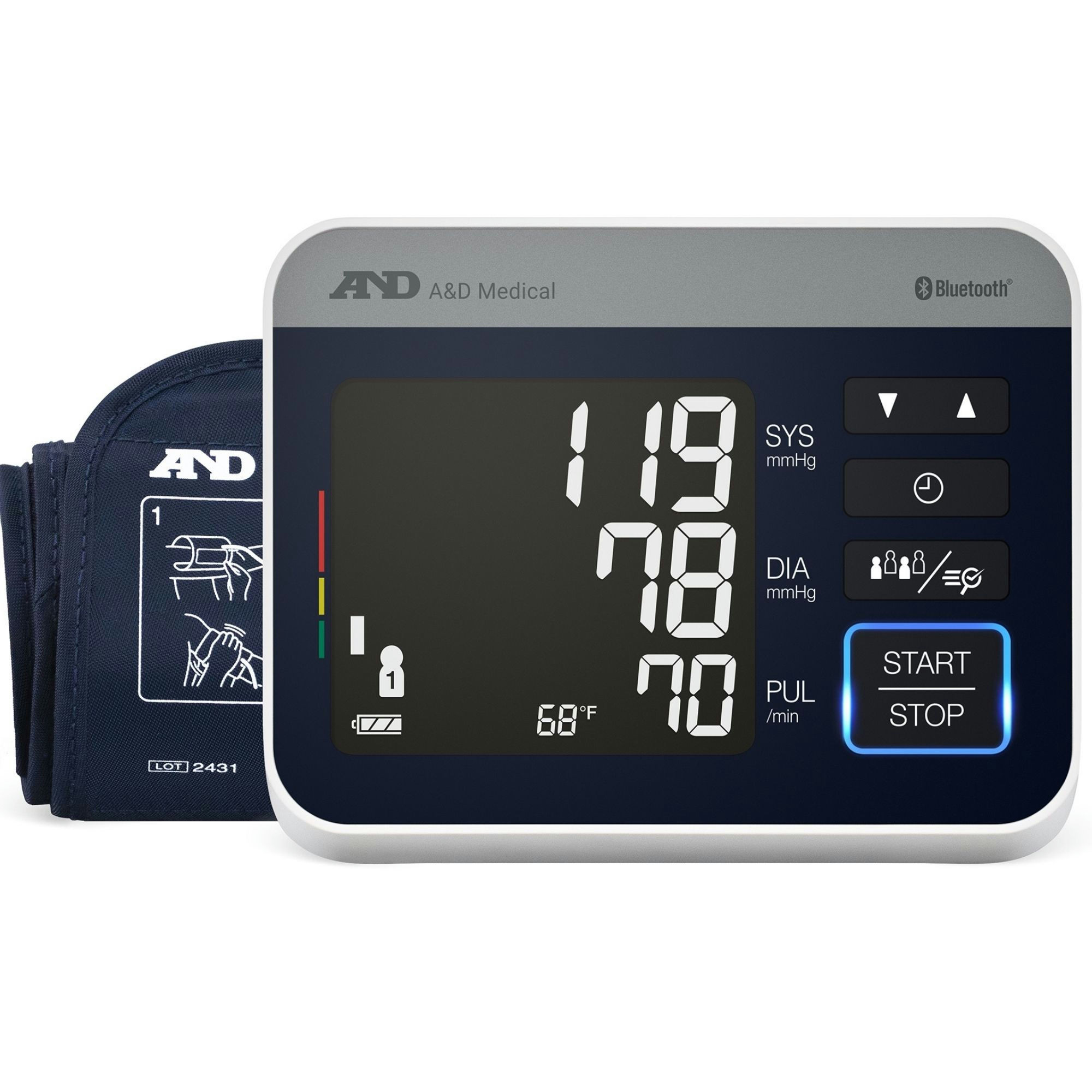 A&D Medical Precision Check Pro Premium Upper Arm Blood Pressure Monitor