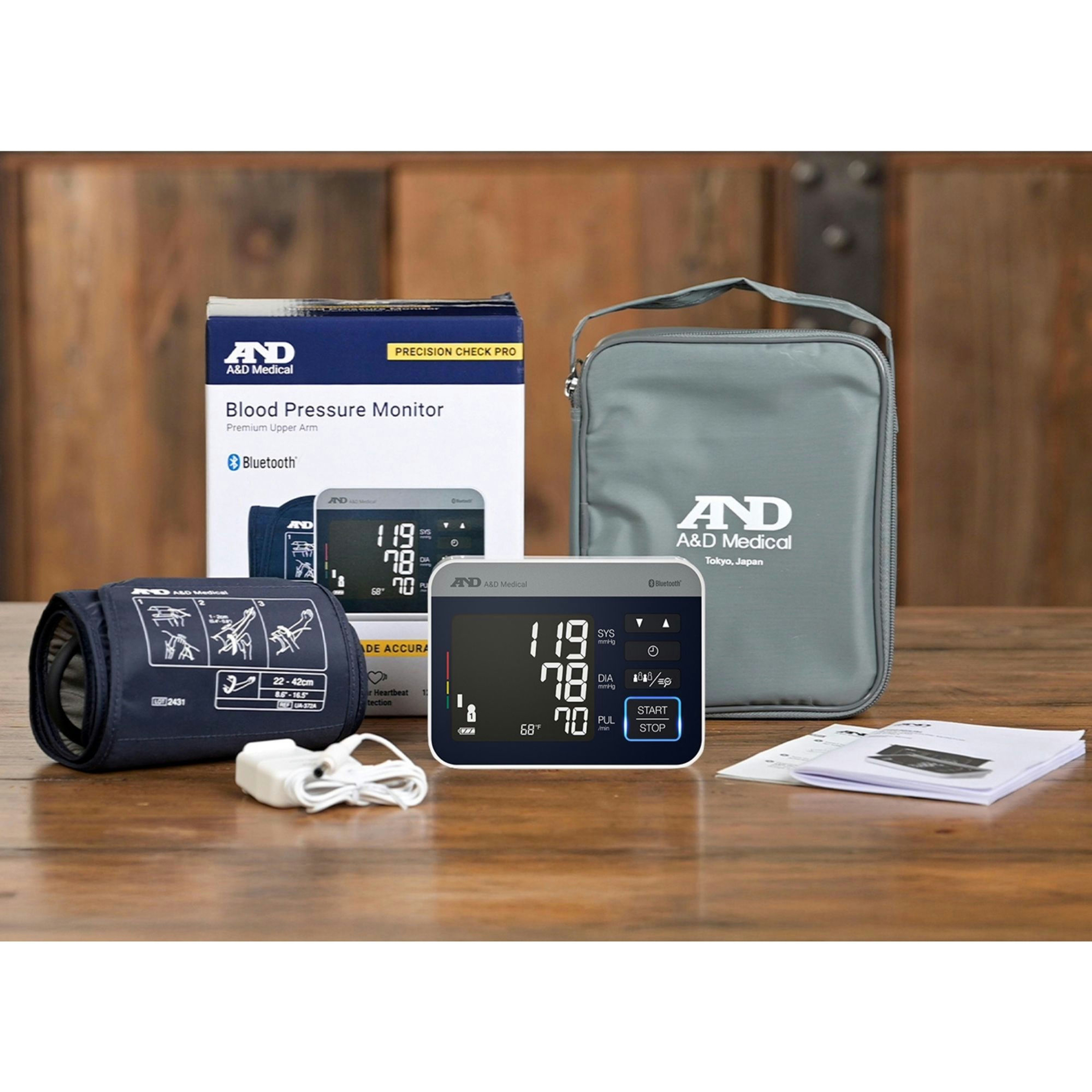 A&D Medical Precision Check Pro Premium Upper Arm Blood Pressure Monitor