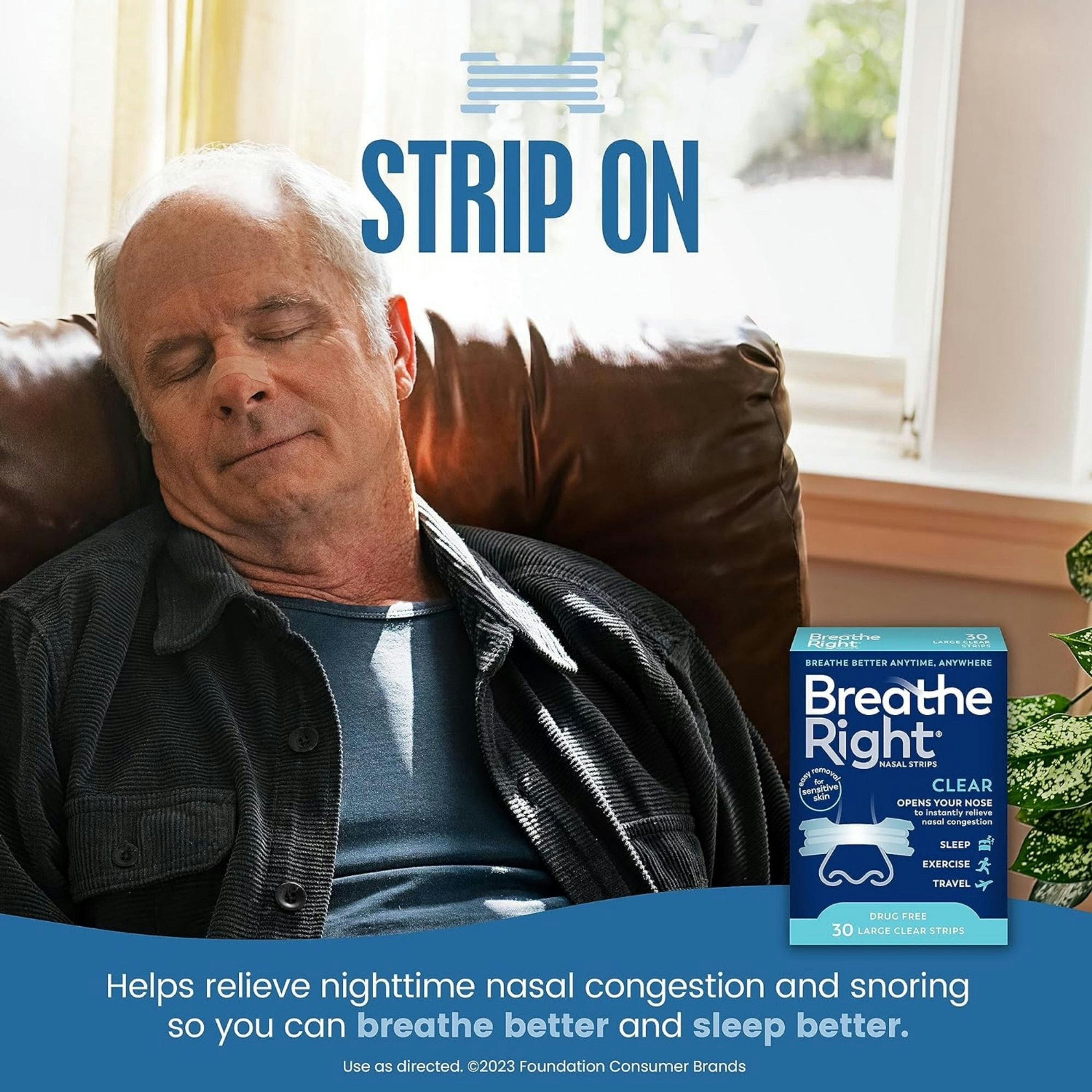 Breathe Right Original Nasal Strips
