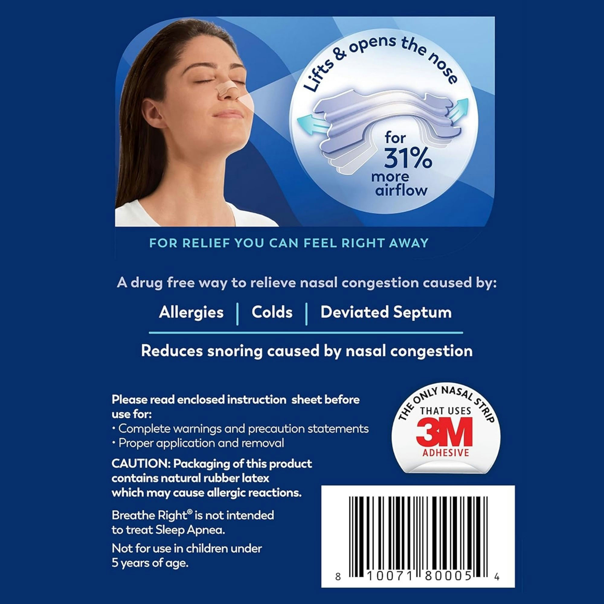 Breathe Right Original Nasal Strips
