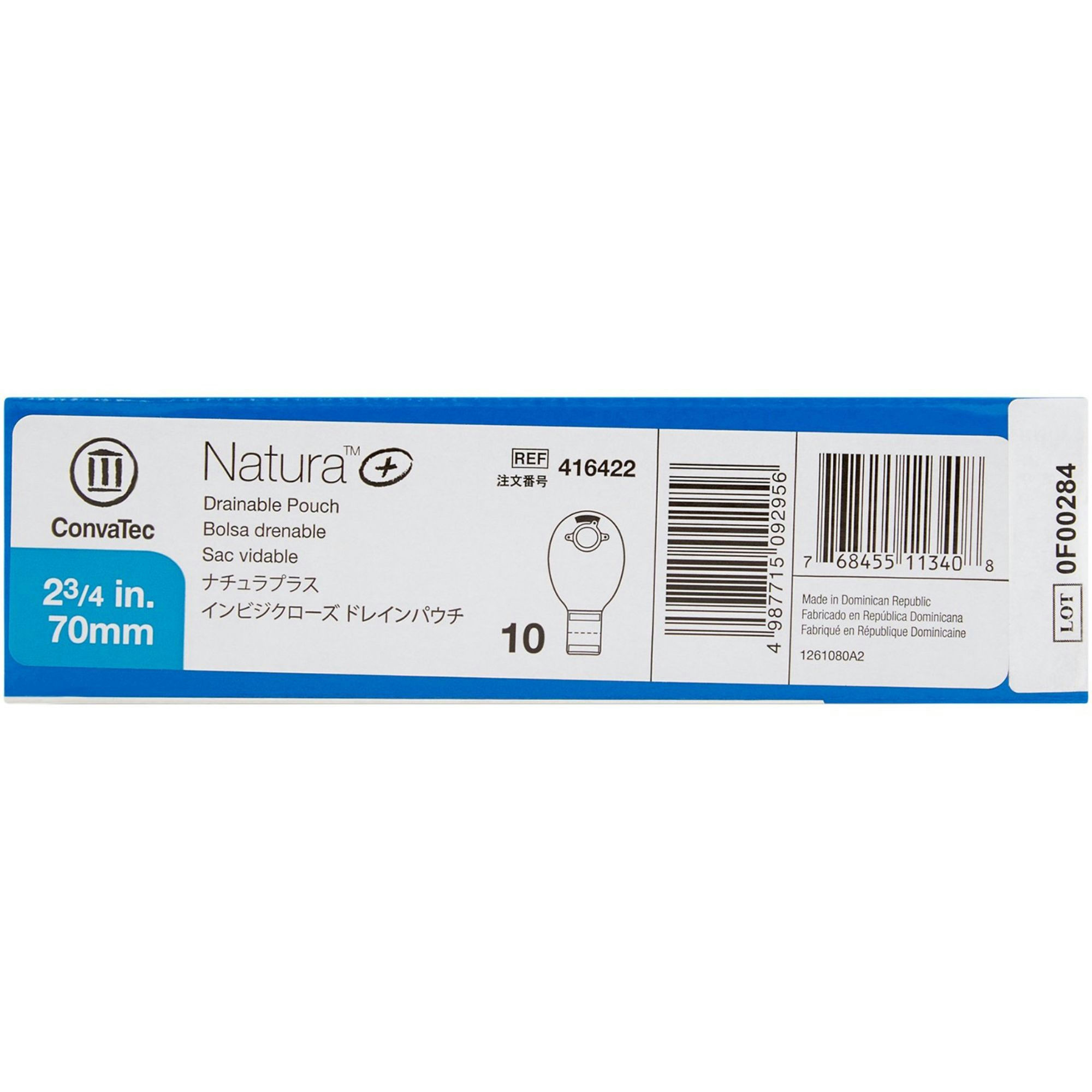 ConvaTec Natura Plus Drainable Ostomy Pouch